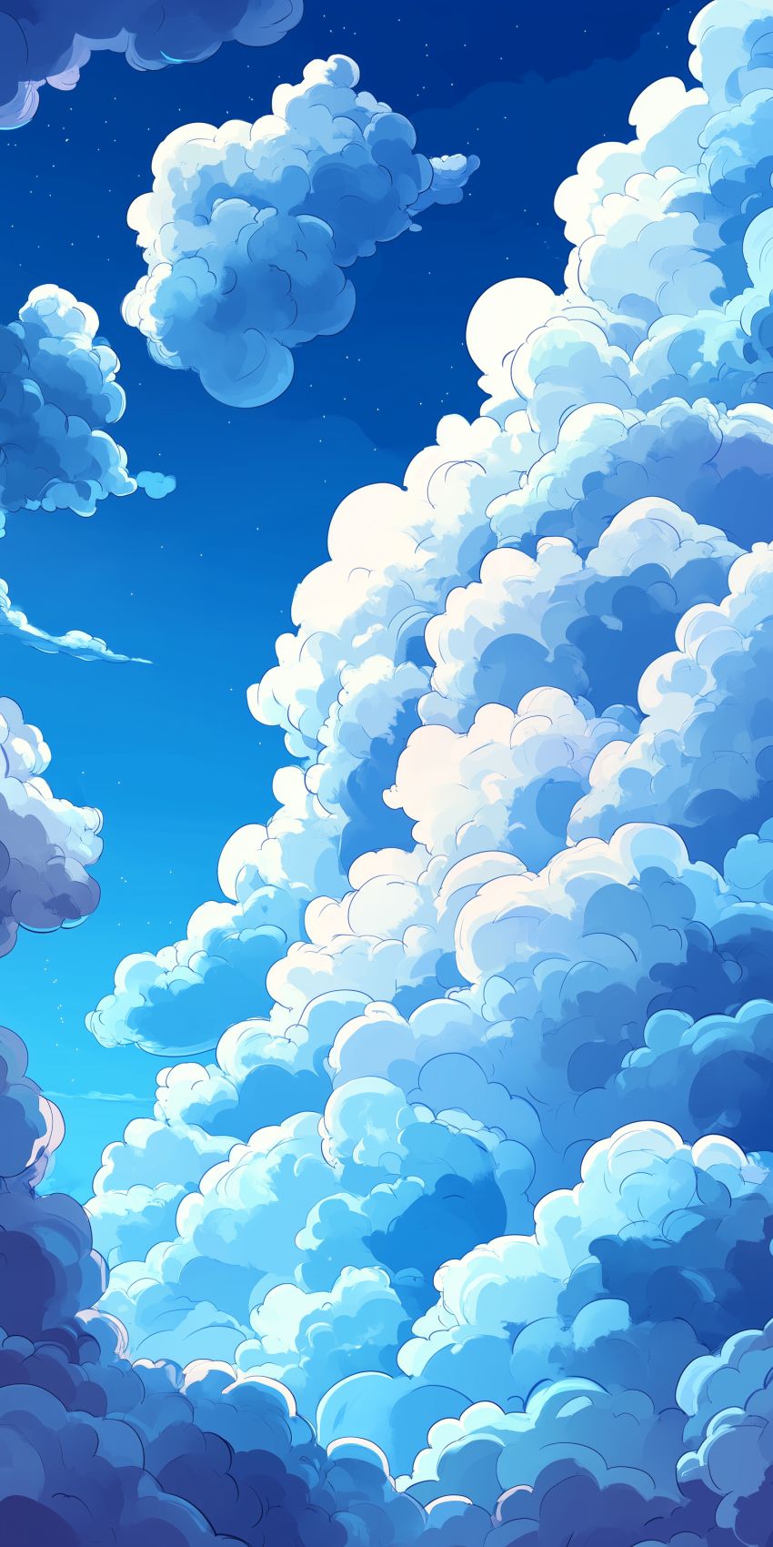 Nuages fond d'écran smartphone wallpaper mobile 3