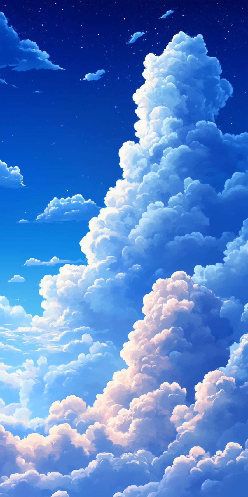 Nuages fond d'écran smartphone wallpaper mobile 4