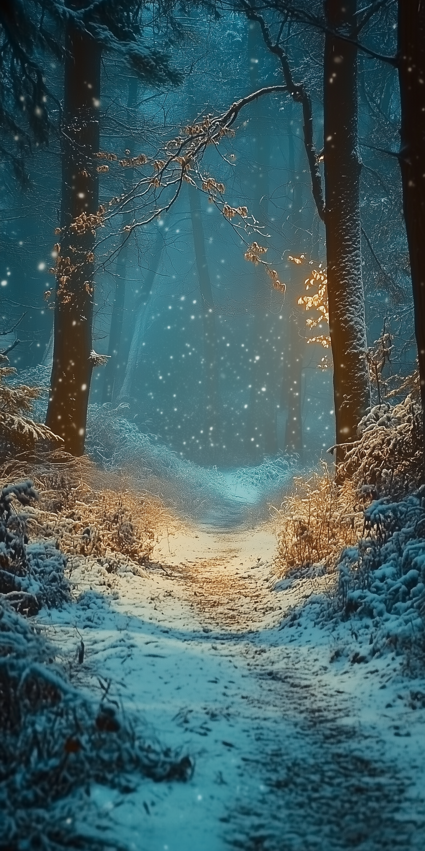 Fond d'écran mobile foret et arbres 13