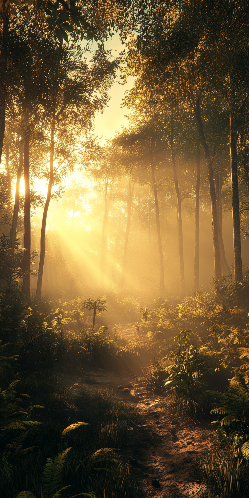 fond d ecran mobile foret et arbres 18