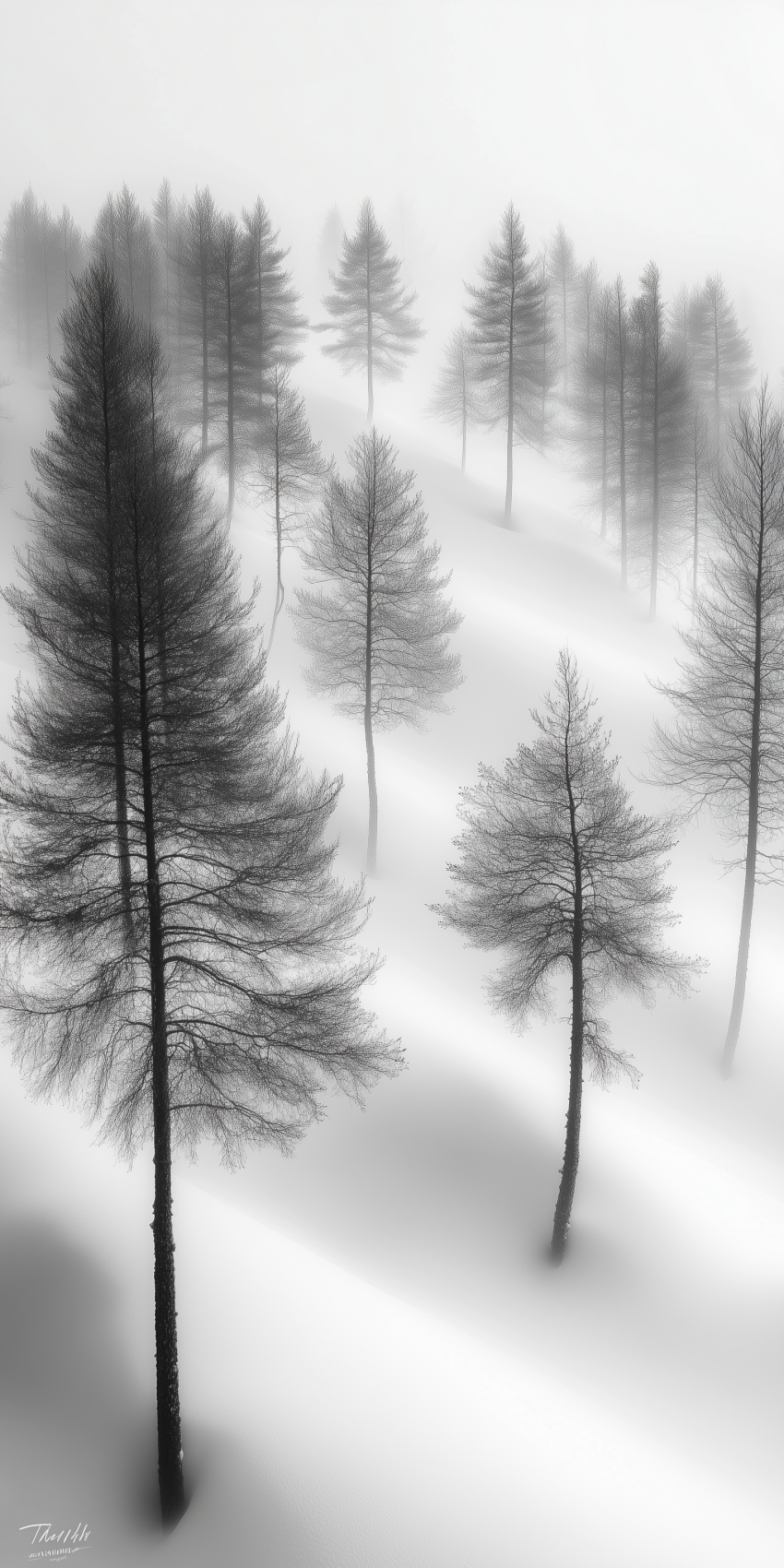 fond d ecran mobile foret et arbres 22