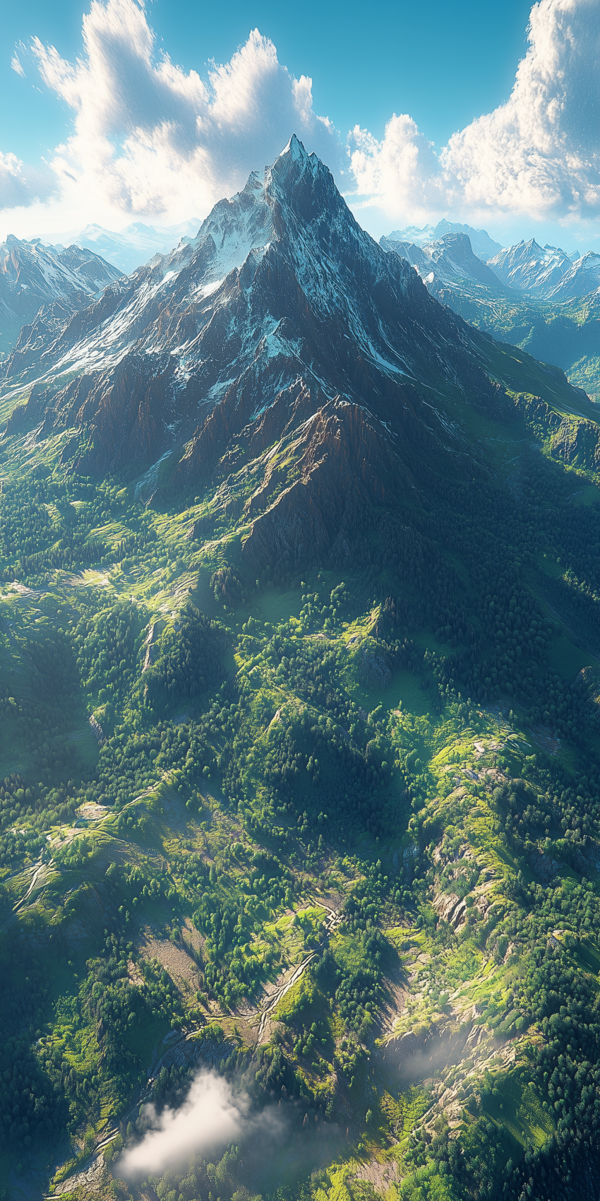 Fond d'écran mobile montagne 1