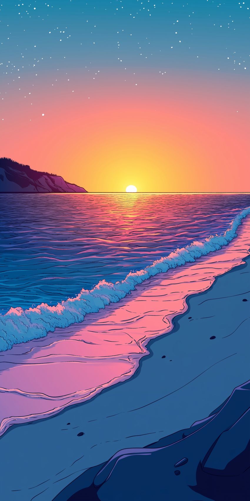 plage fond d ecran smartphone wallpaper mobile 6