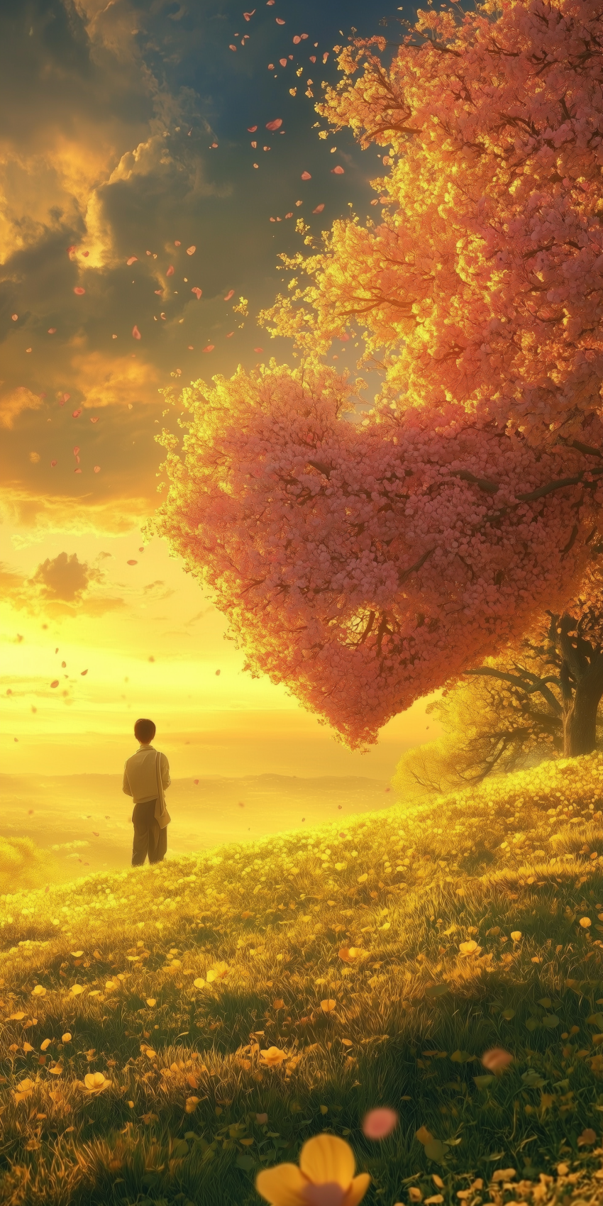 Fond d'écran mobile paysage romantique 11