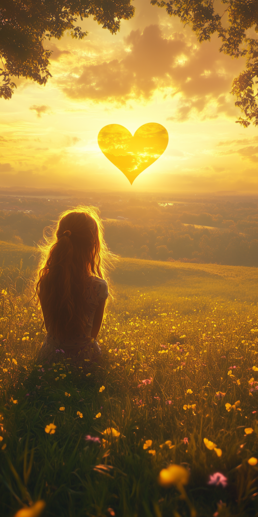 fond d ecran mobile paysage romantique 13