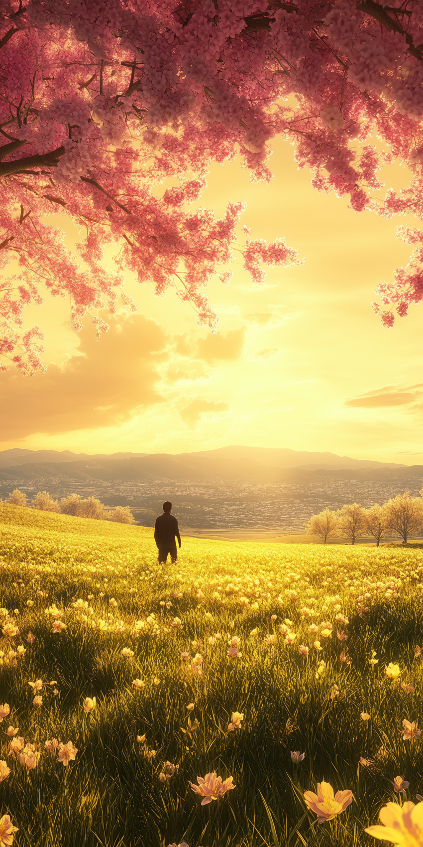 fond d ecran mobile paysage romantique 6