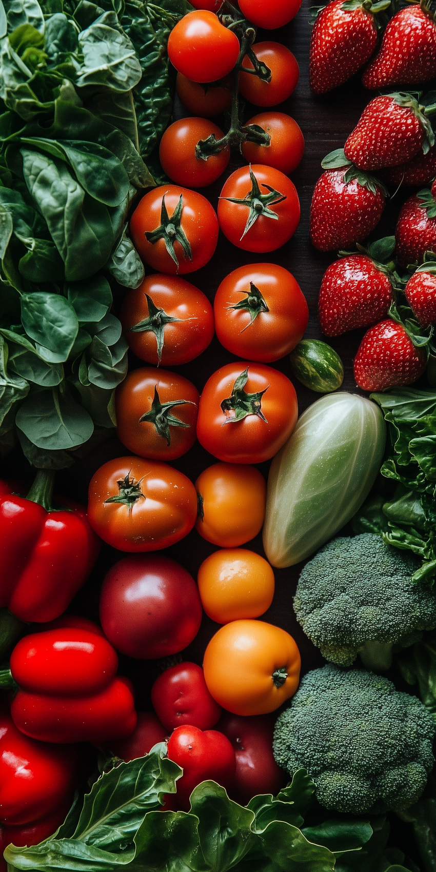 fond d ecran fruits et legumes etalage marchand 3