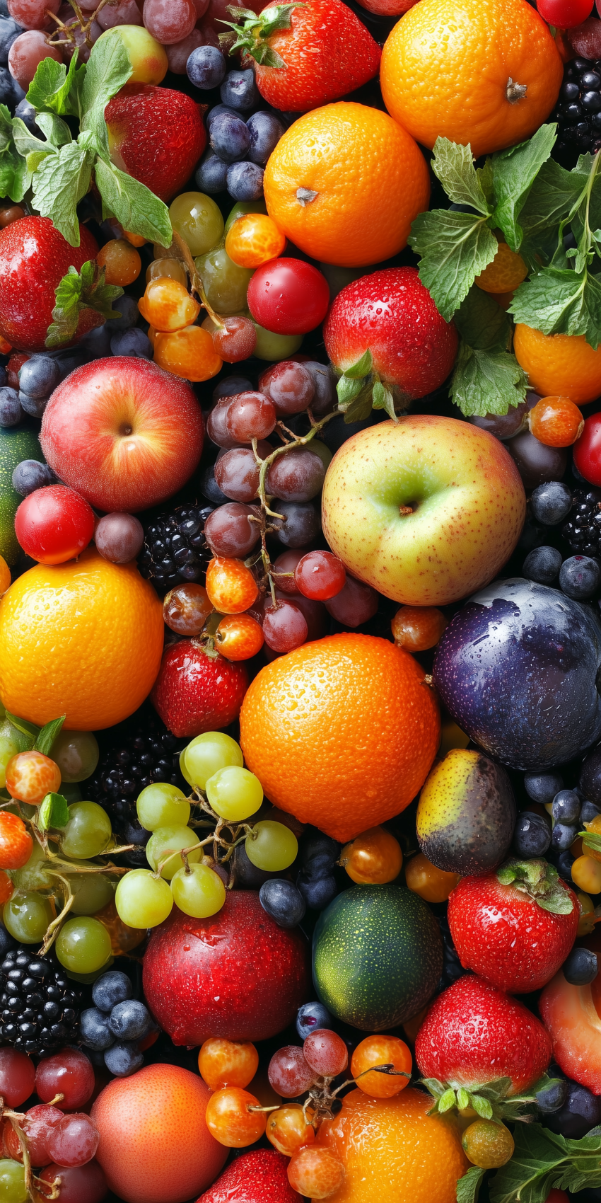 fond d ecran mobile mix fruits et legumes 1