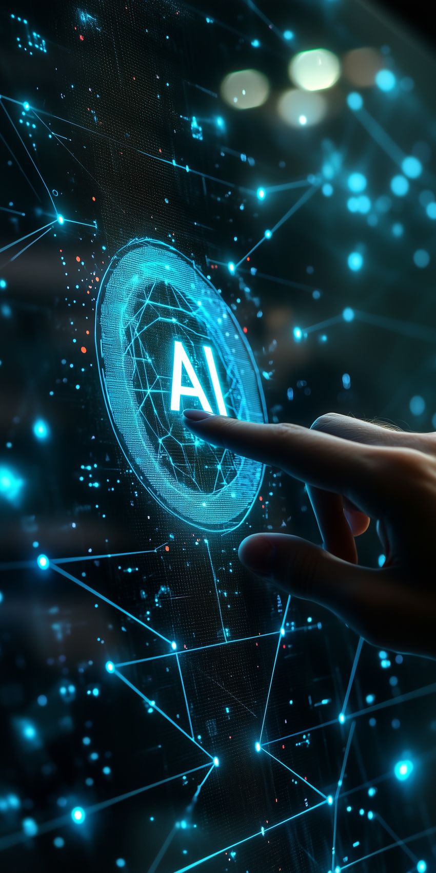 Fond d'écran mobile robot ia wallpaper smartphone 4