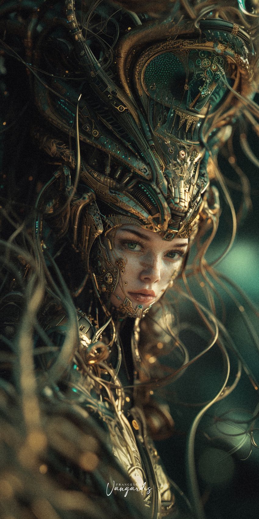 Alien femme fond d'écran mobile futuriste wallpaper smartphone 10