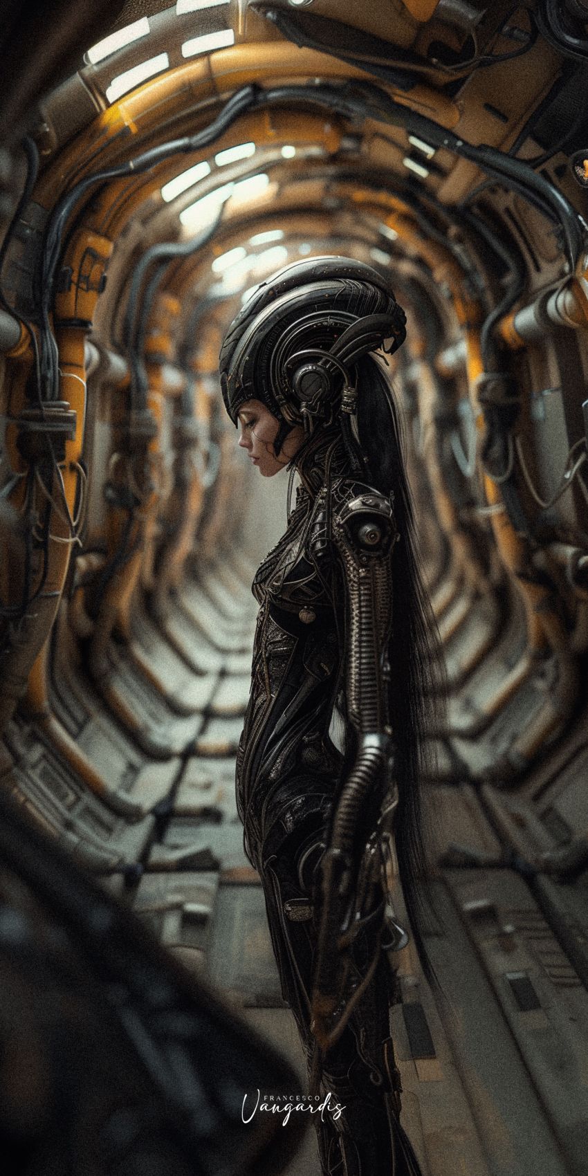 alien femme fond d ecran mobile futuriste wallpaper smartphone 22