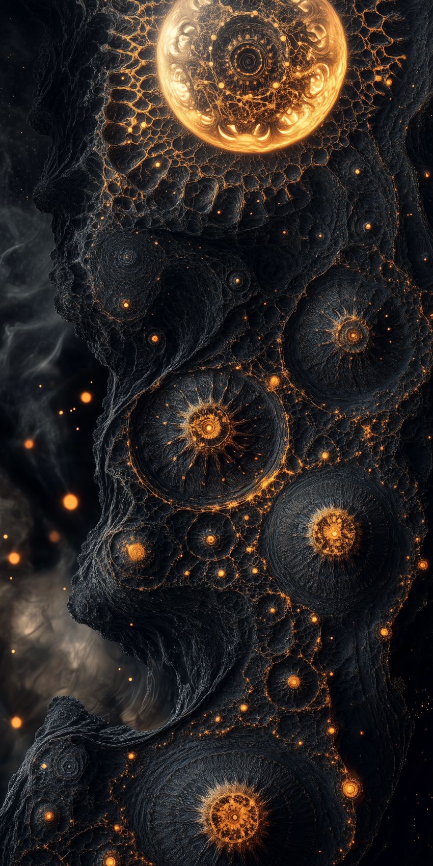 Fond d'écran fractales visions mystiques pour mobile 004