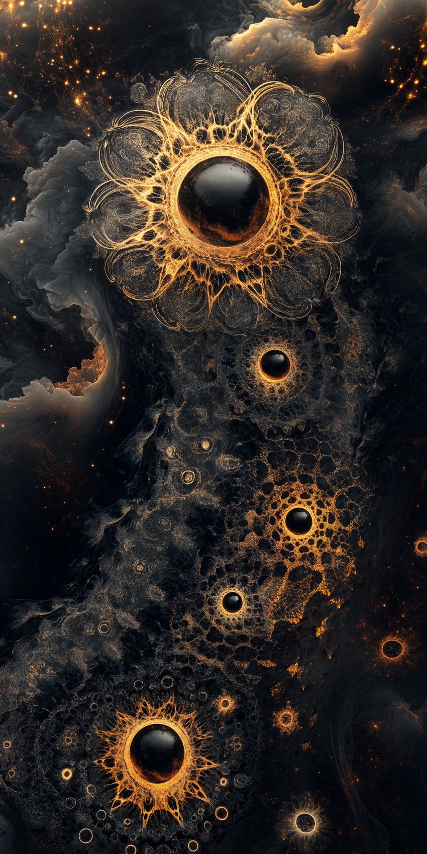 Fond d'écran fractales visions mystiques pour mobile 005