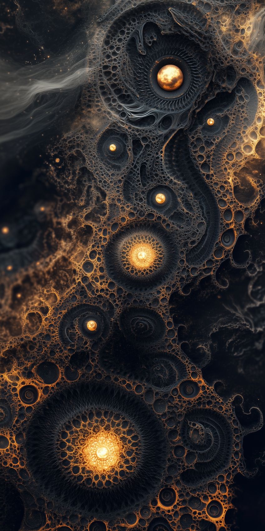 Fond d'écran fractales visions mystiques pour mobile 007