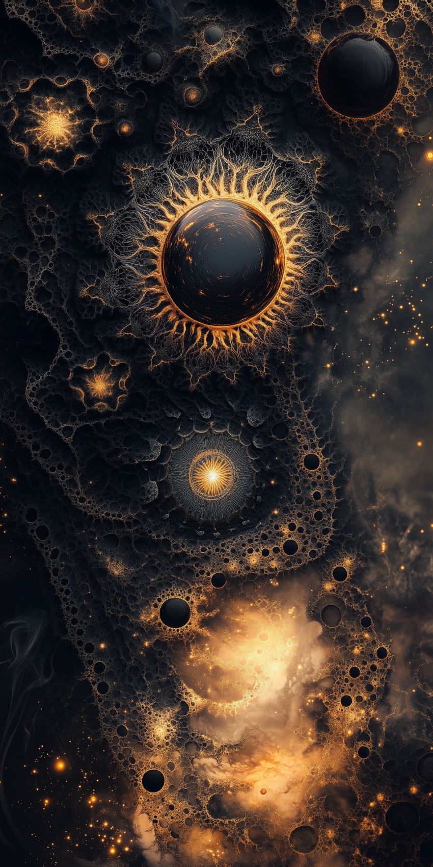 Fond d'écran fractales visions mystiques pour mobile 020