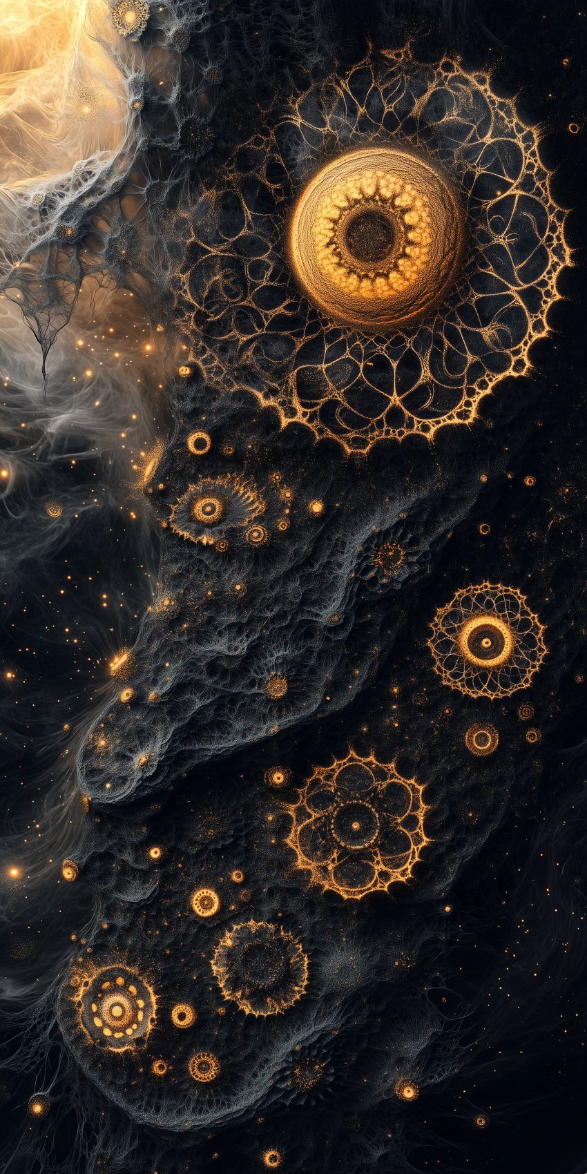 Fond d'écran fractales visions mystiques pour mobile 025