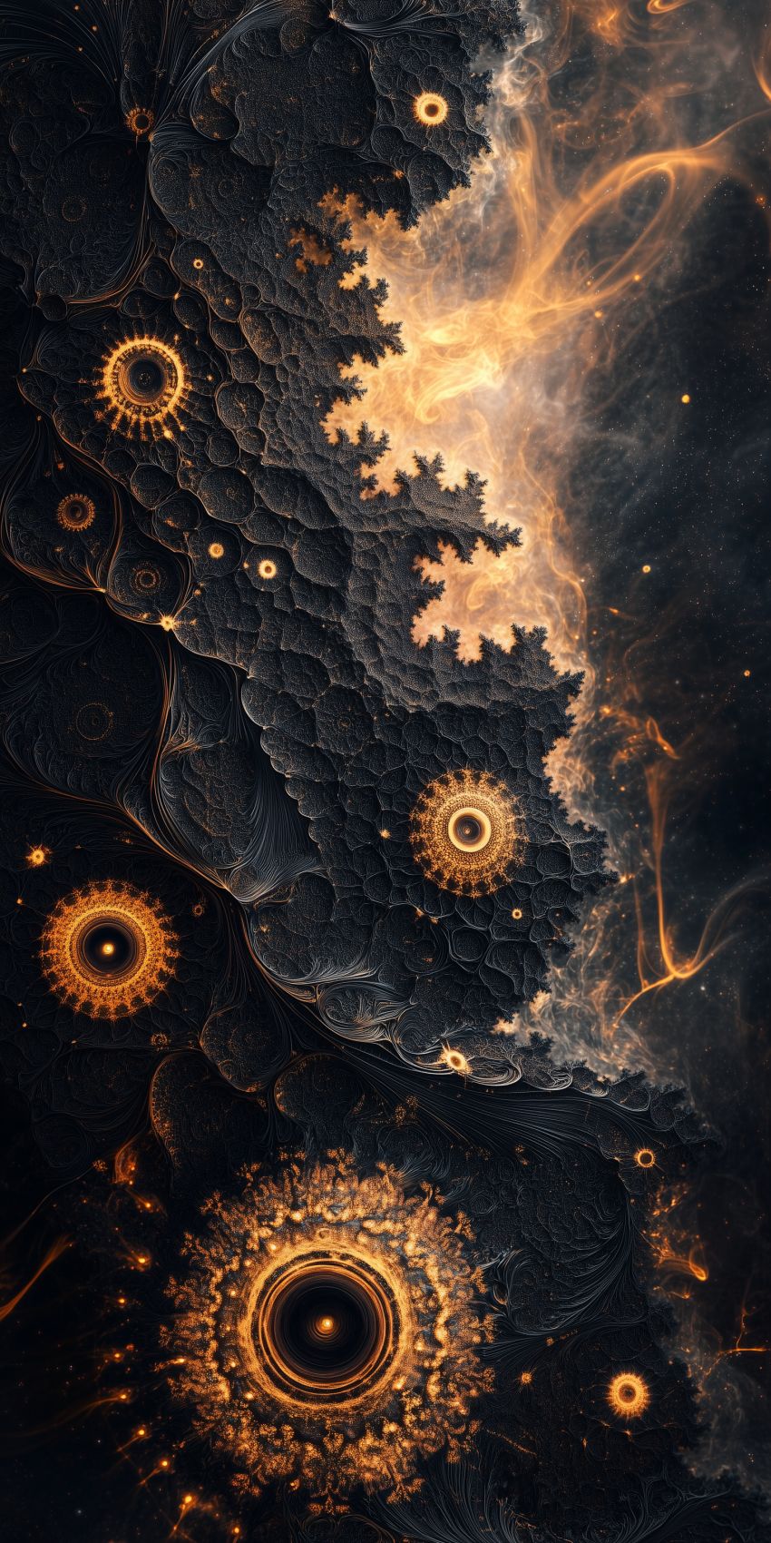 Fond d'écran fractales visions mystiques pour mobile 028