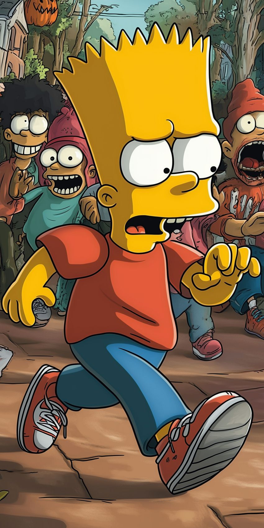 Dessin anime fond d'écran mobile simpson wallpaper smartphone 1