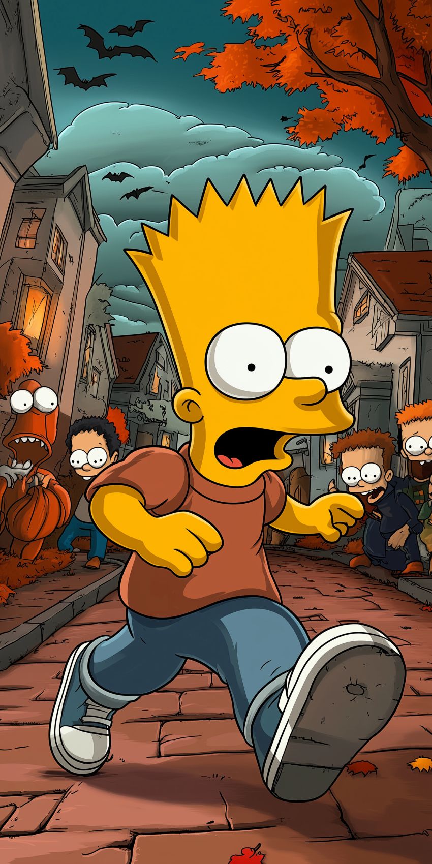 dessin anime fond d ecran mobile simpson wallpaper smartphone 2