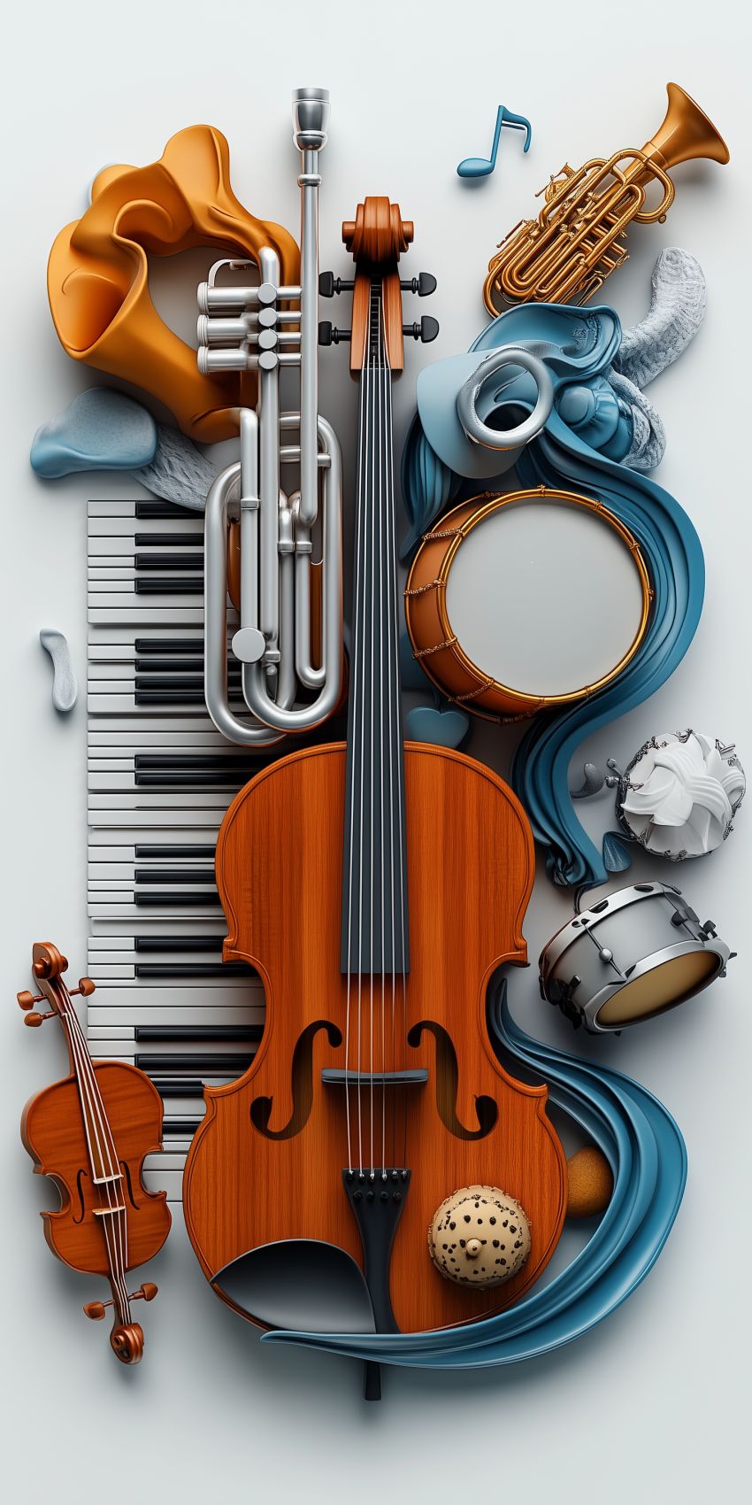 Fond d'écran smartphone instruments de musique wallpaper mobile 10