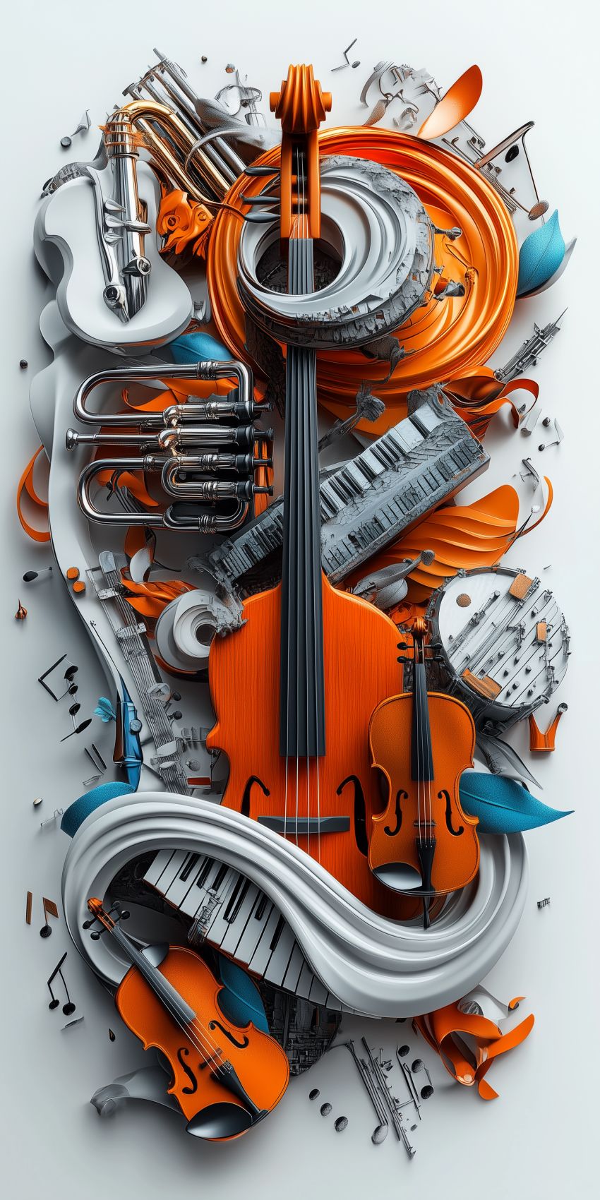 Fond d'écran smartphone instruments de musique wallpaper mobile 12