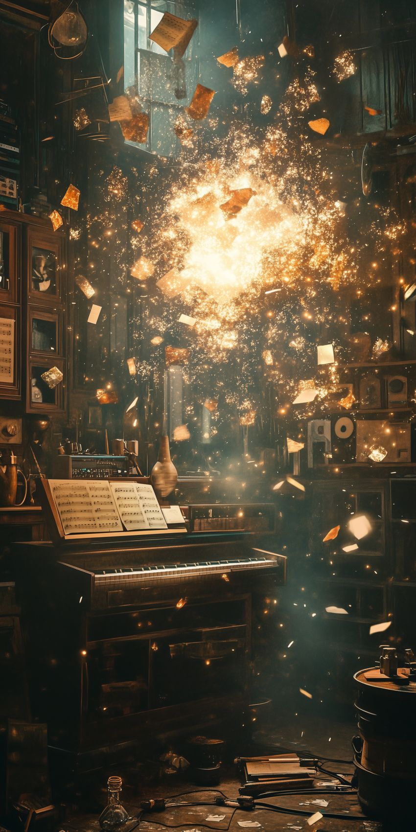 Fond d'écran smartphone instruments de musique wallpaper mobile 2