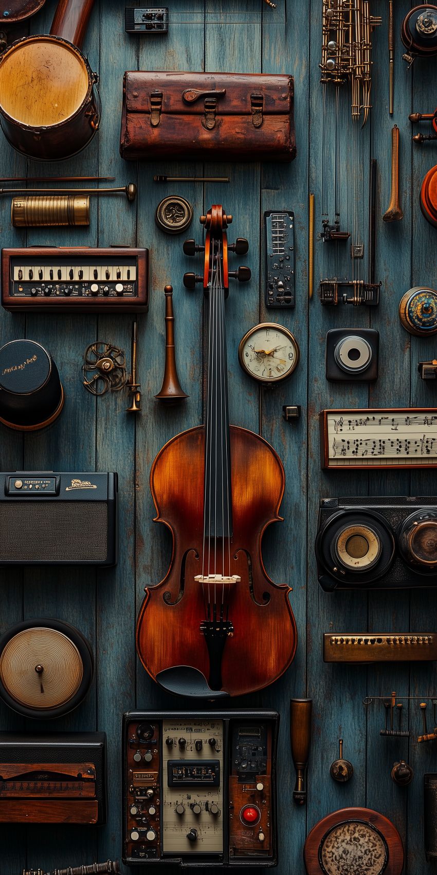 Fond d'écran smartphone instruments de musique wallpaper mobile 4