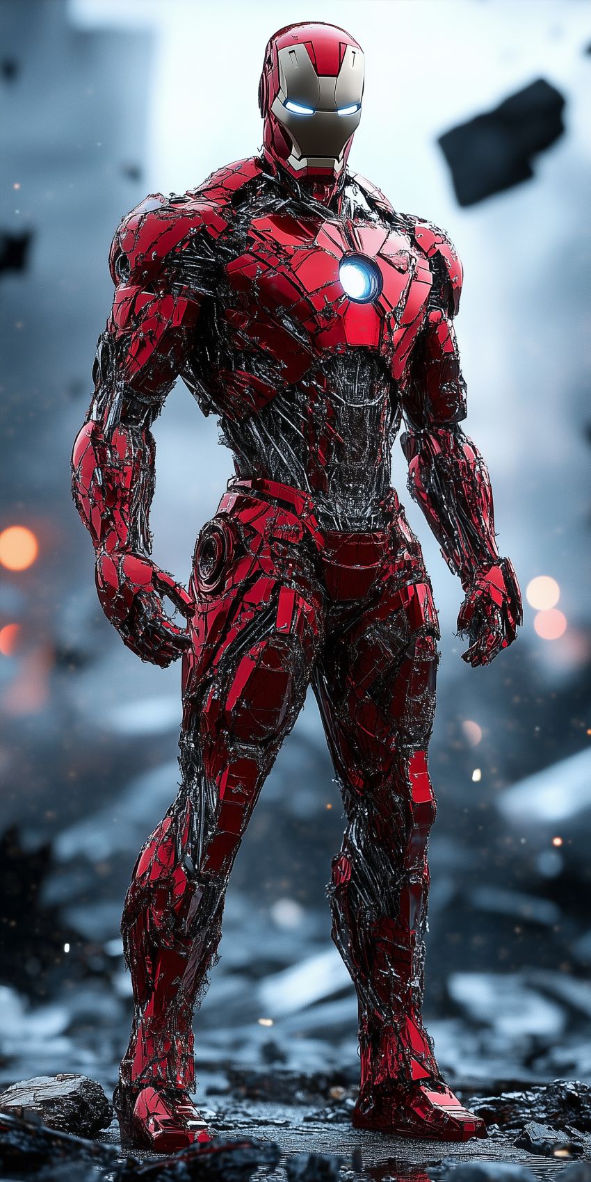 Fond d'écran mobile smartphone iron-man 01