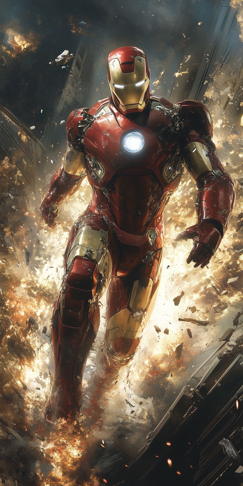 Fond d'écran mobile smartphone iron-man 04