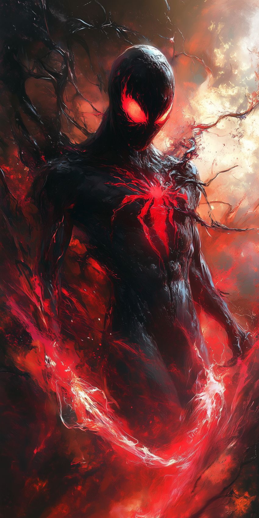 Fond d'écran mobile smartphone spiderman venom 01