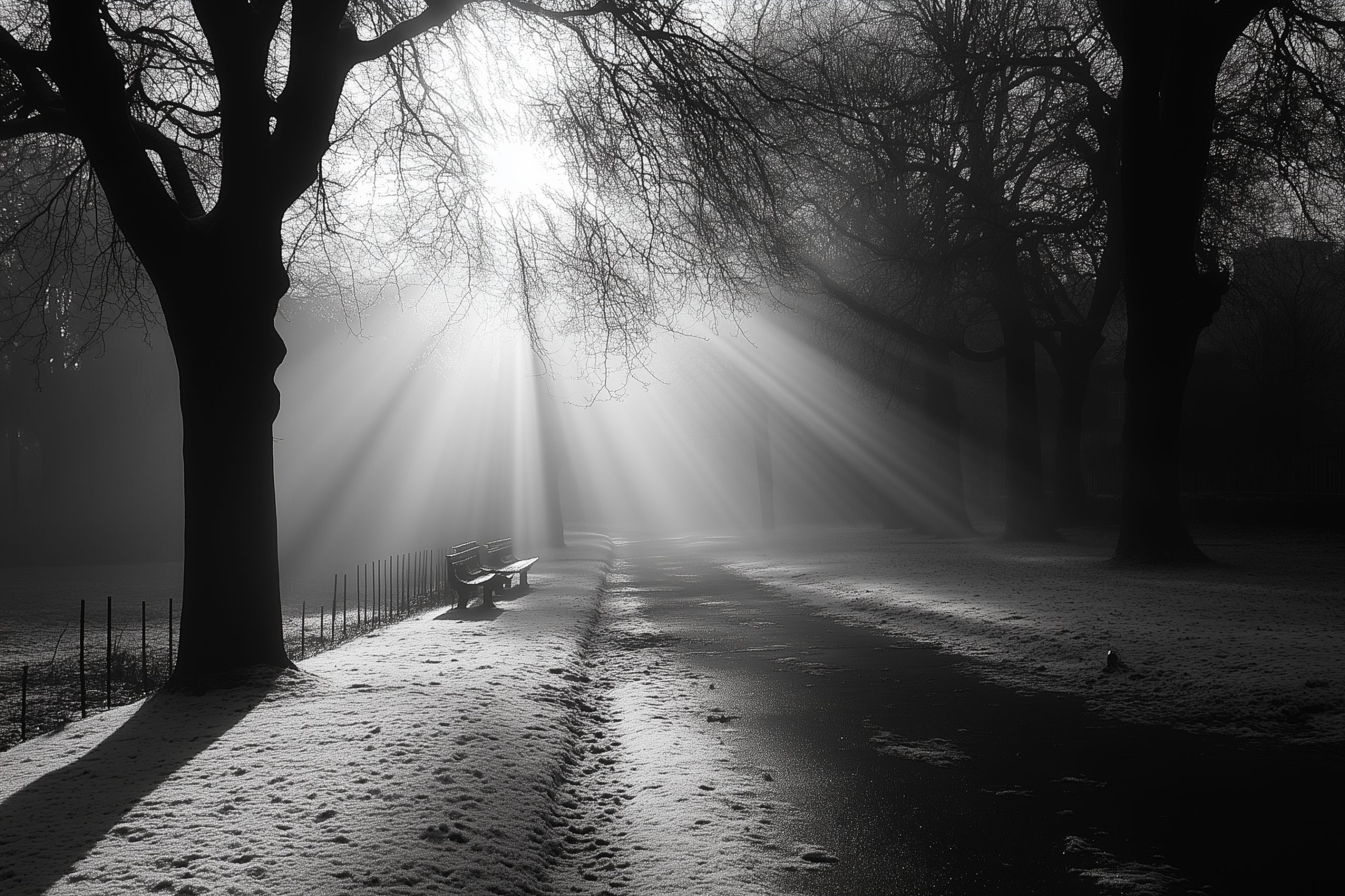 Fond d'écran photographie noir et blanc 003