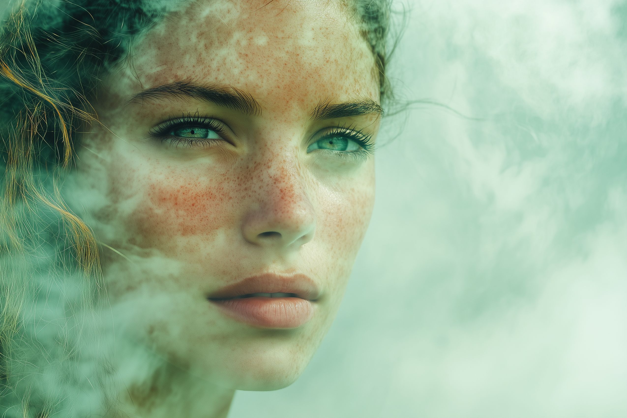 Fond d'écran photo art double exposition 001