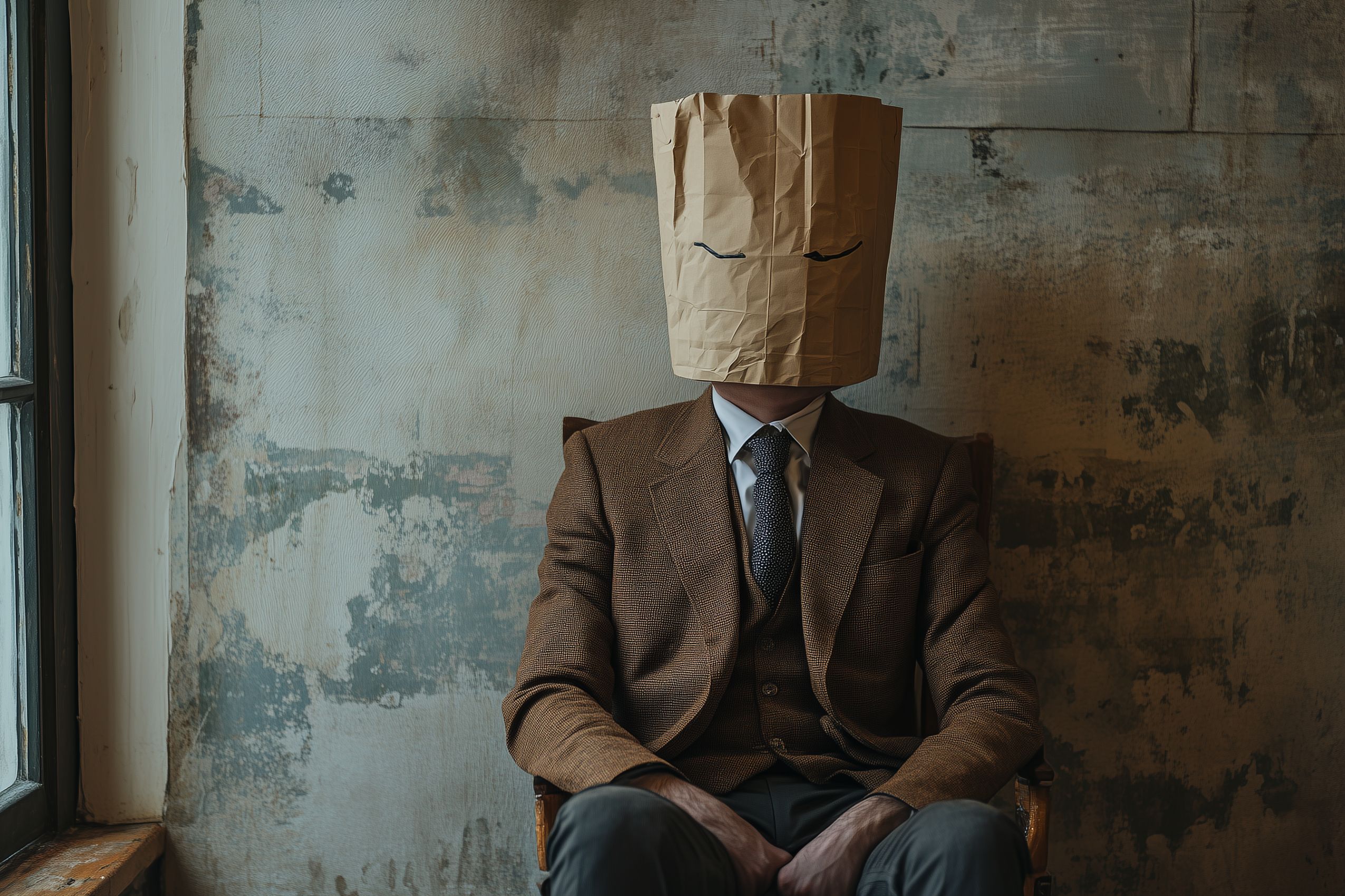 Fond d'écran artiste paperbag head 10