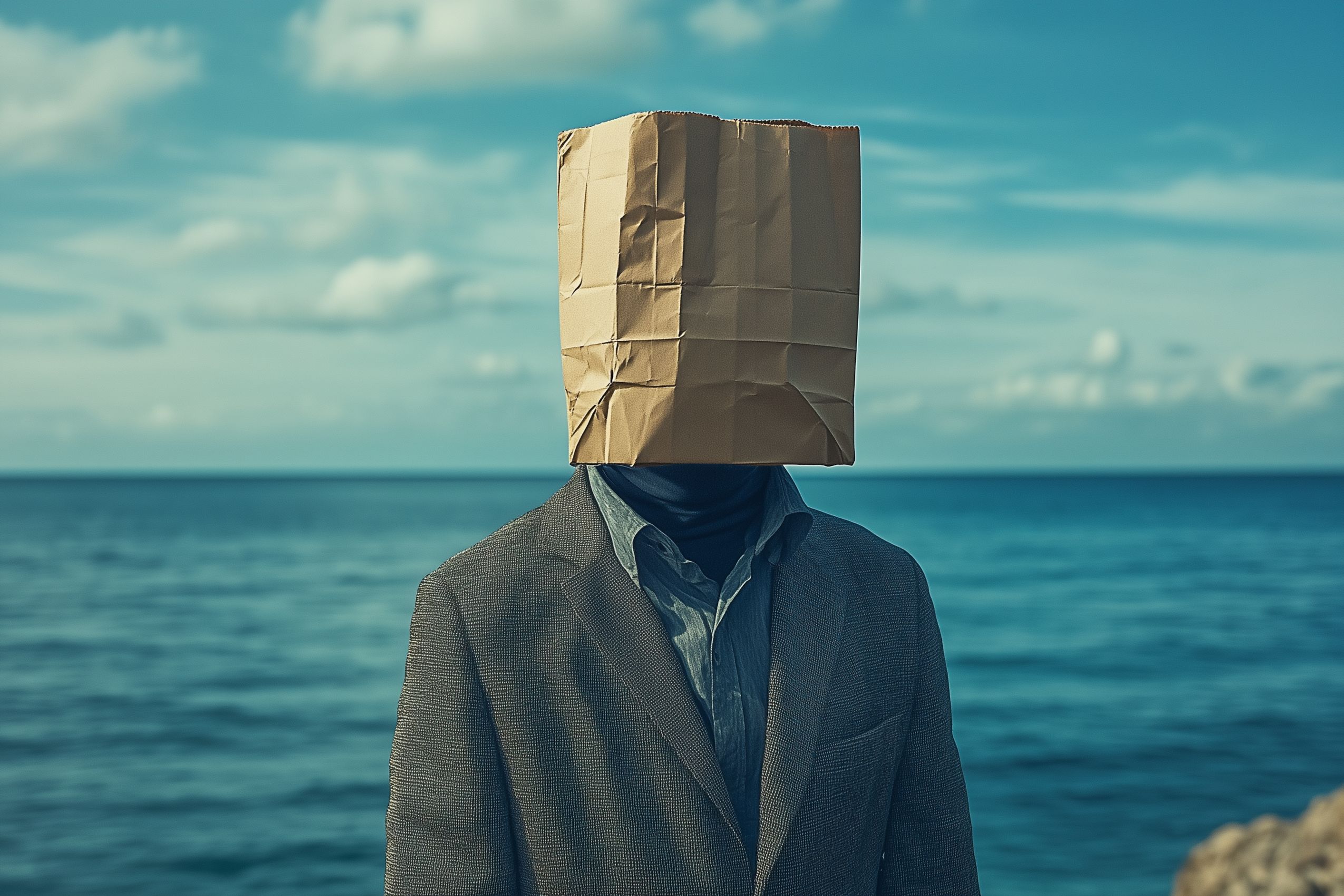 Fond d'écran artiste paperbag head 11