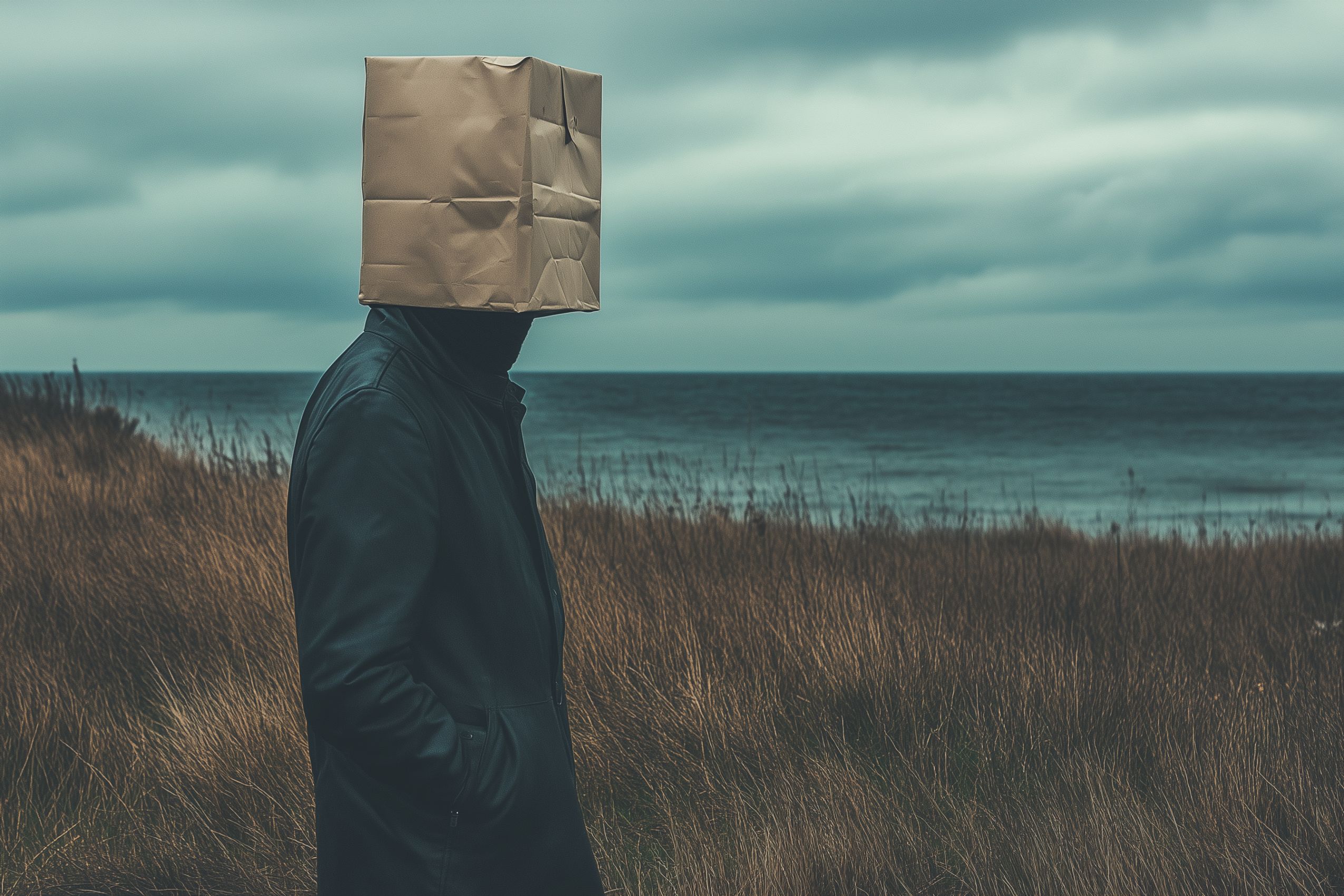 Fond d'écran artiste paperbag head 13