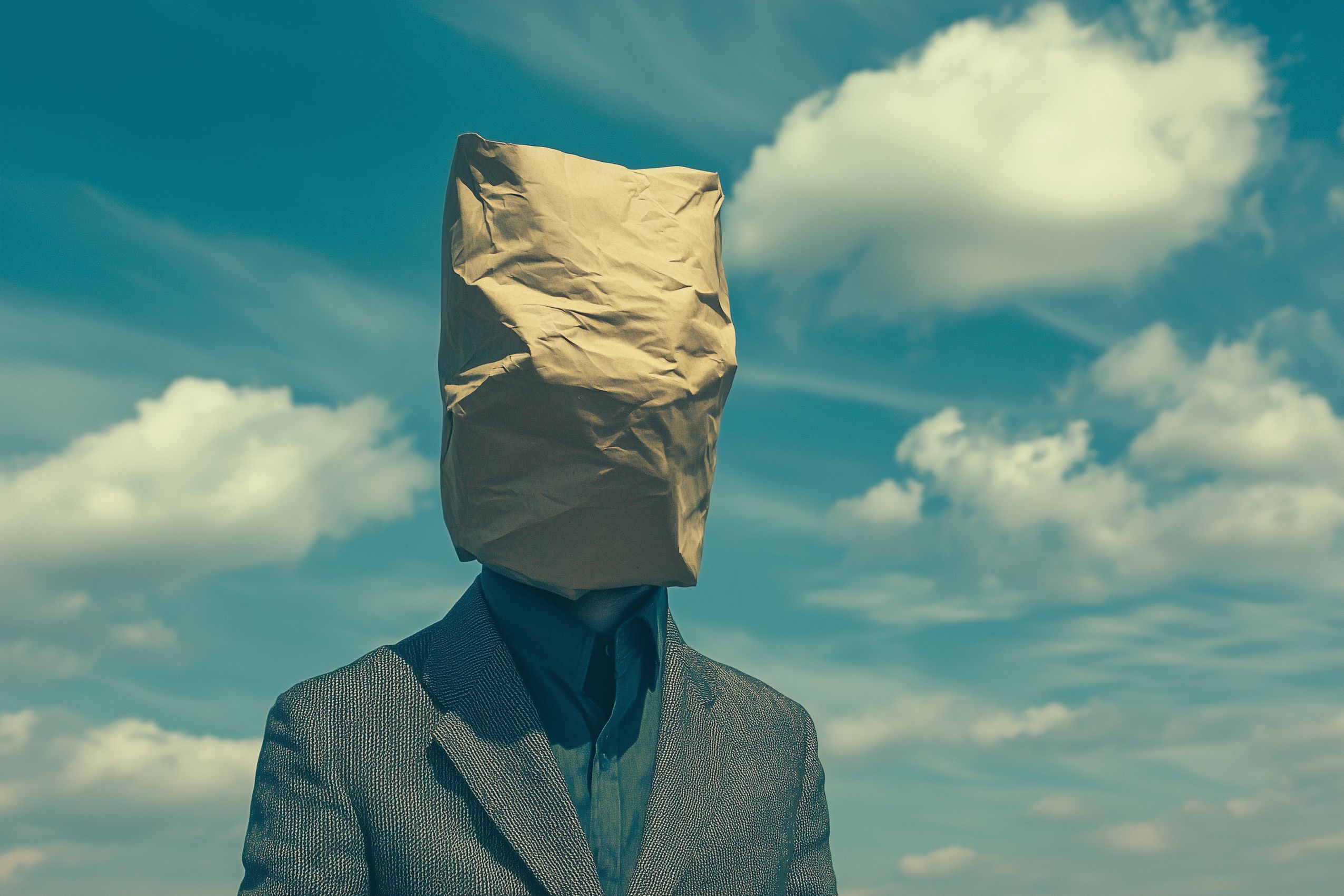 Fond d'écran artiste paperbag head 14