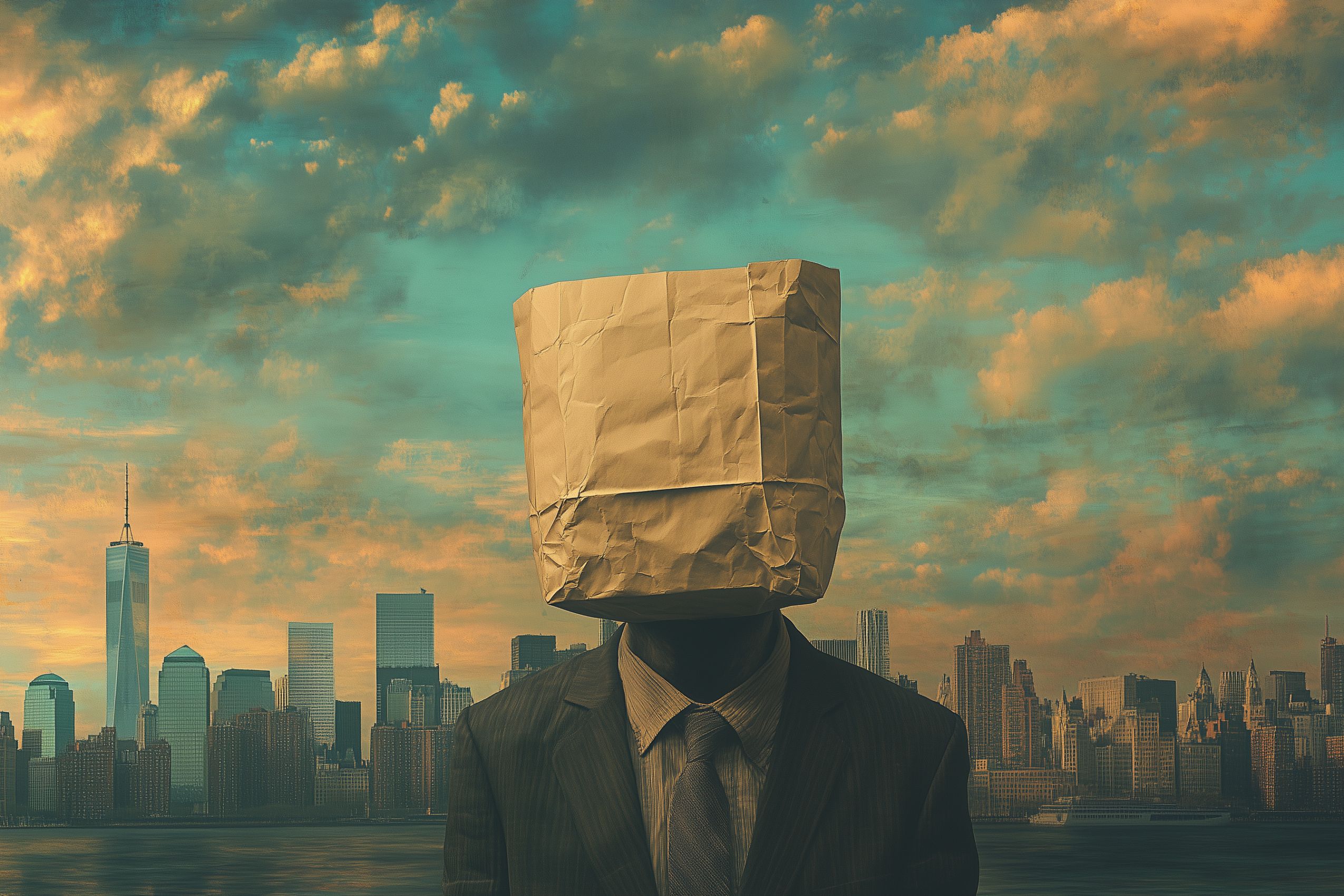 Fond d'écran artiste paperbag head 17