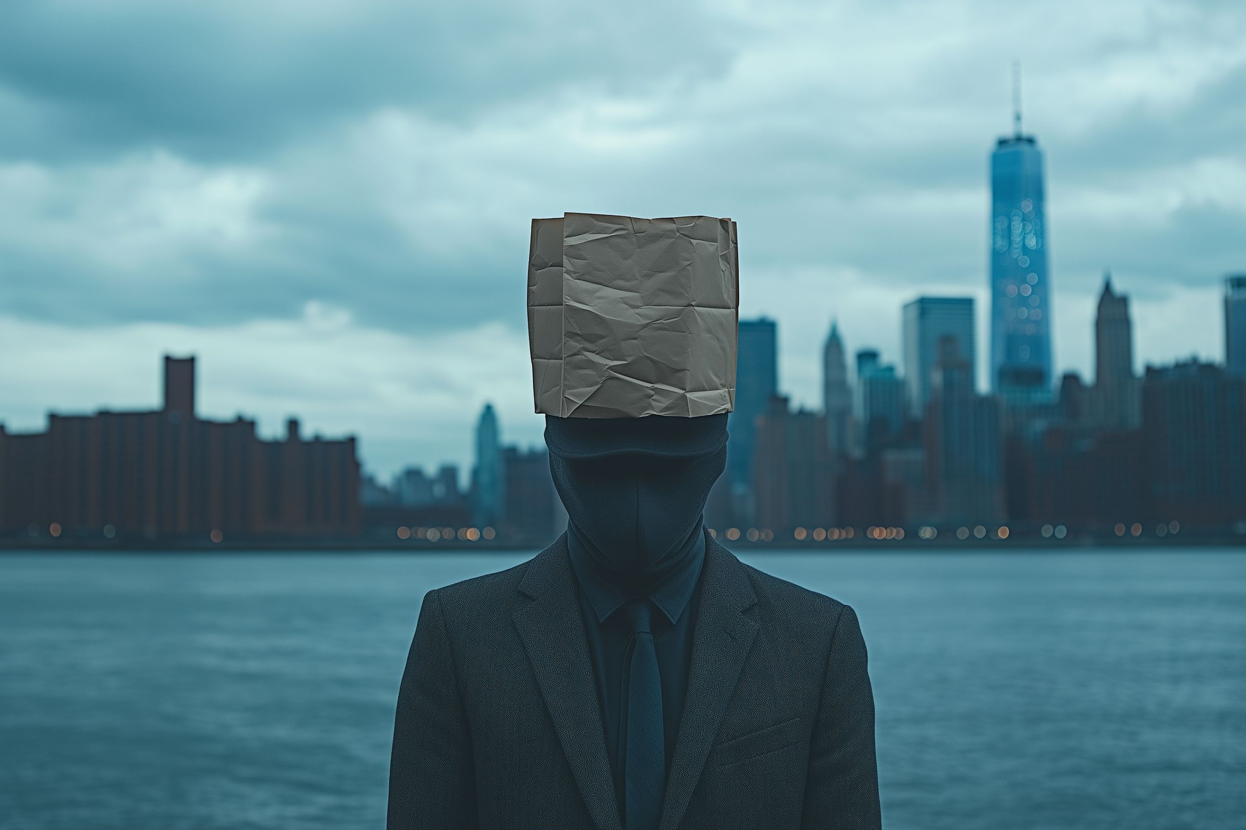 Fond d'écran artiste paperbag head 18