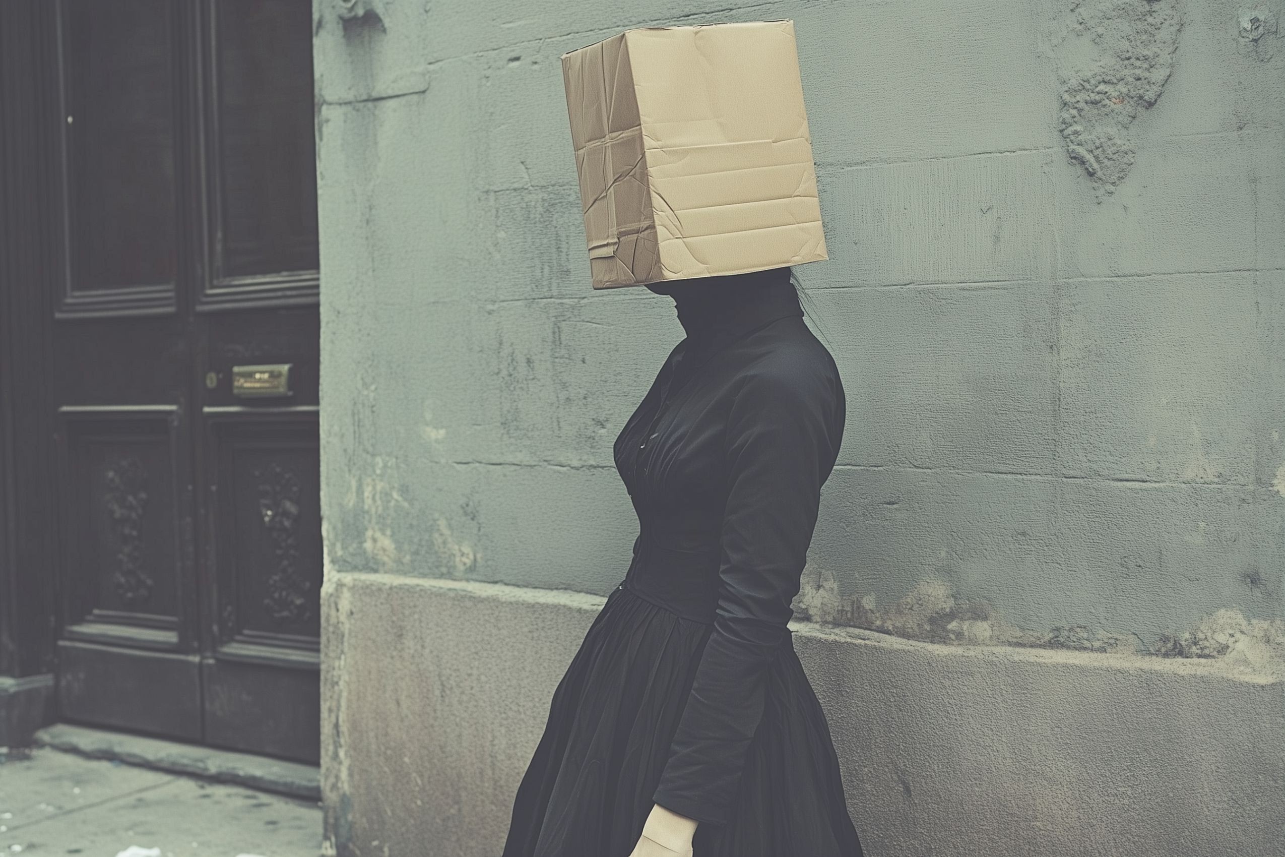 Fond d'écran artiste paperbag head 30