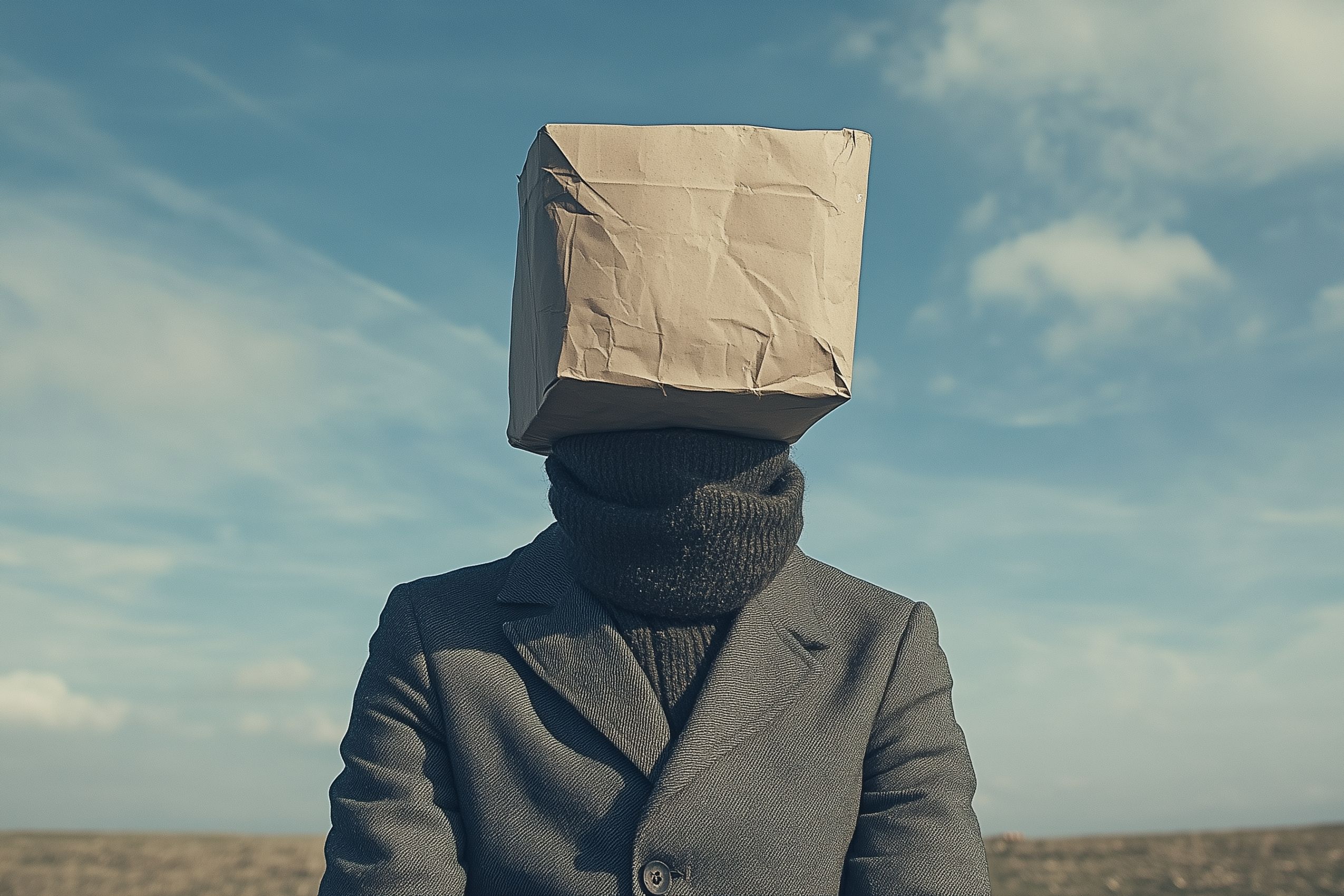 Fond d'écran artiste paperbag head 4