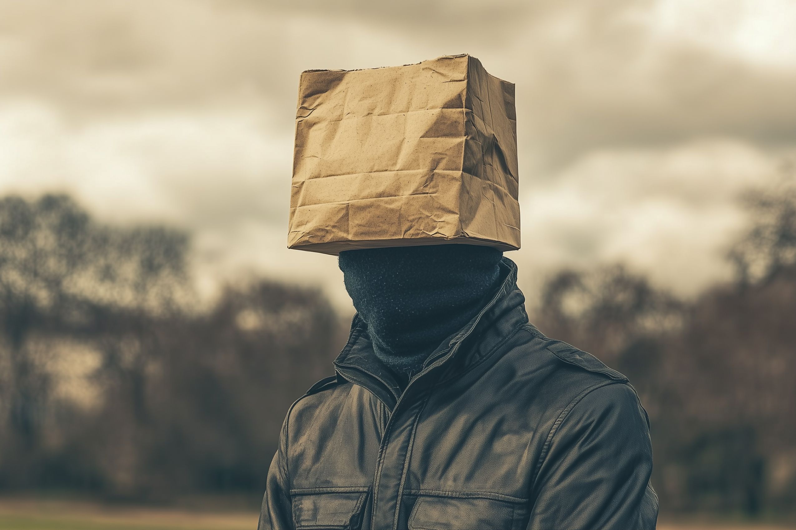 Fond d'écran artiste paperbag head 5