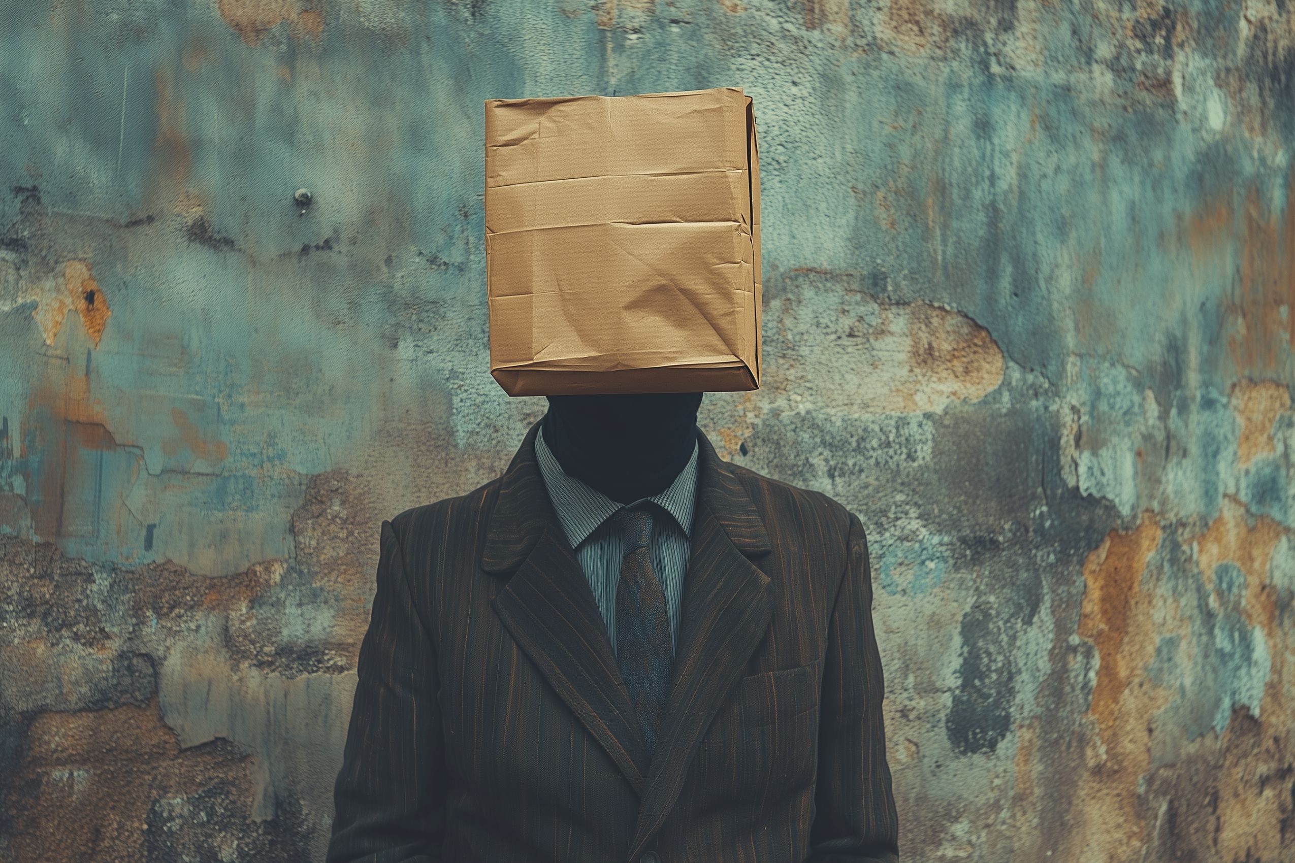 Fond d'écran artiste paperbag head 6