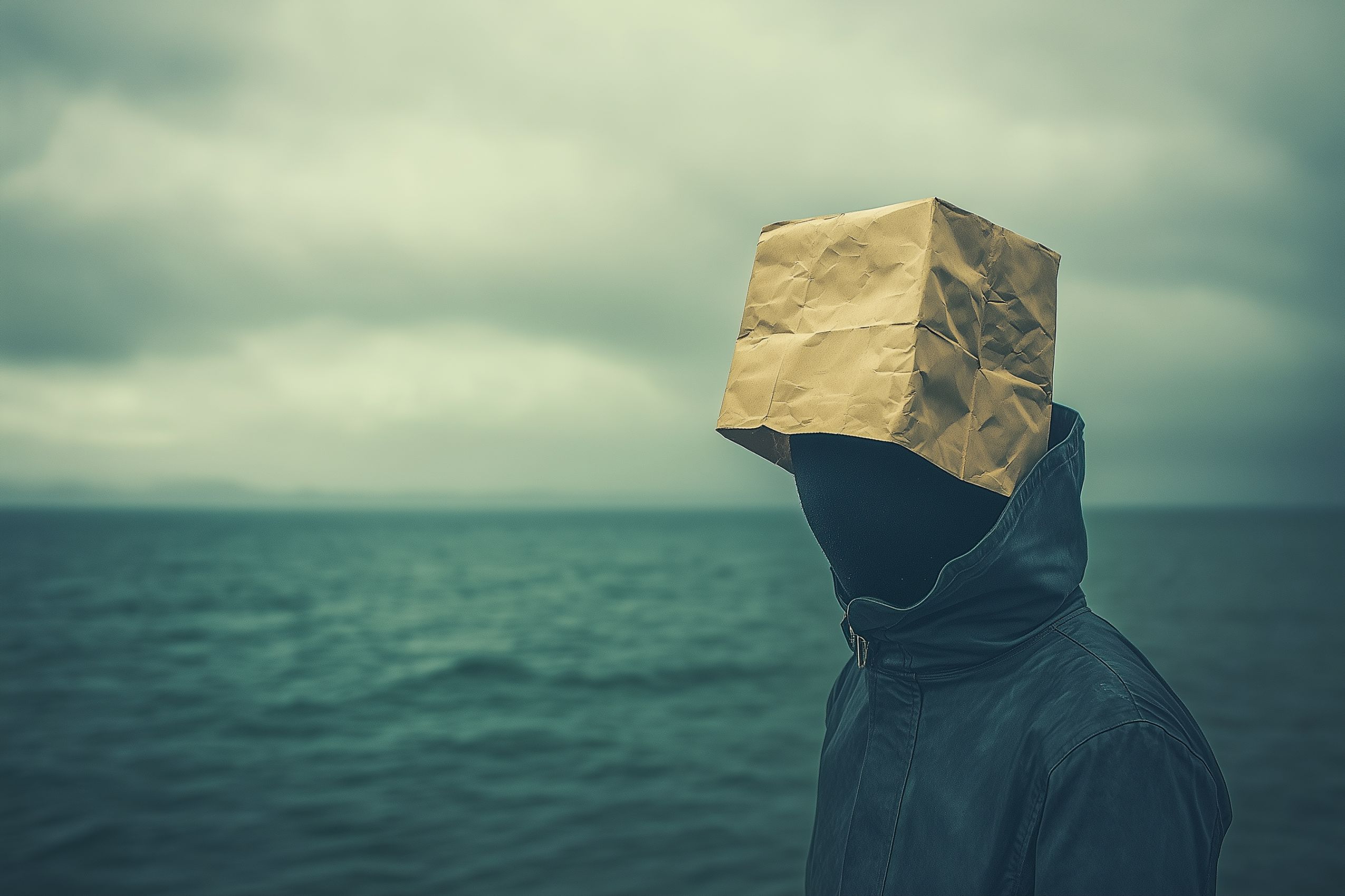Fond d'écran artiste paperbag head 7