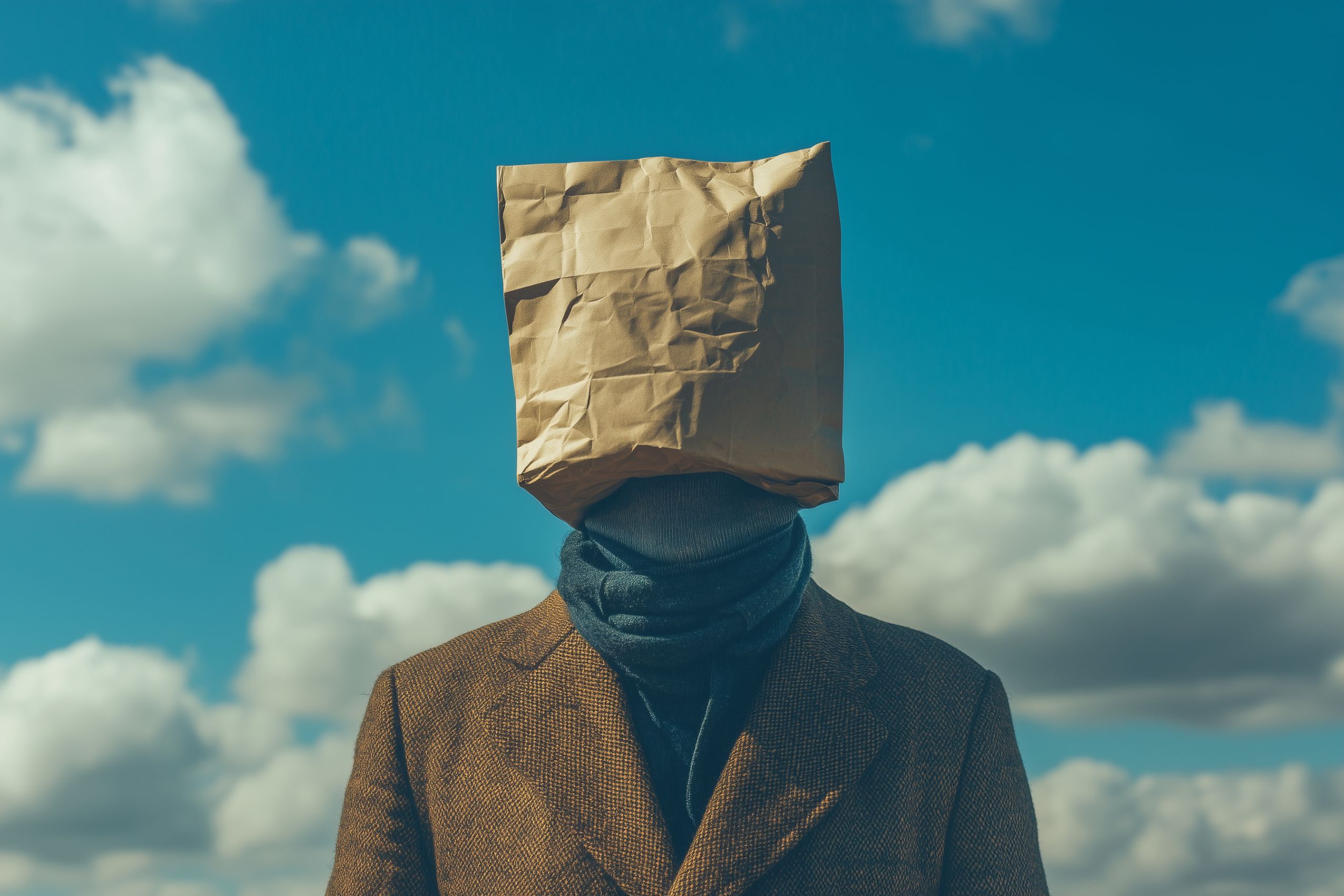 Fond d'écran artiste paperbag head 9