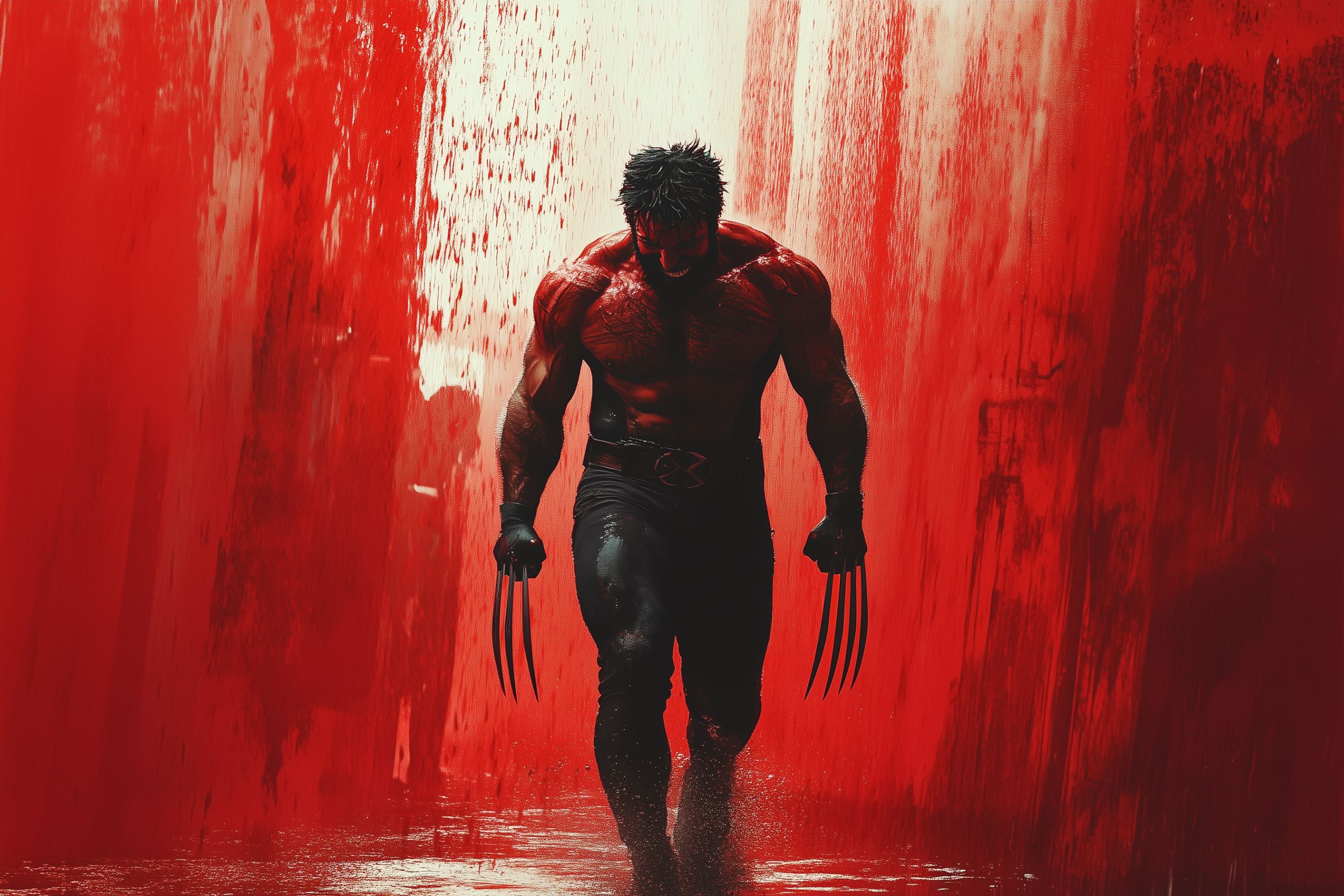 fond d ecran comics wolverine 001