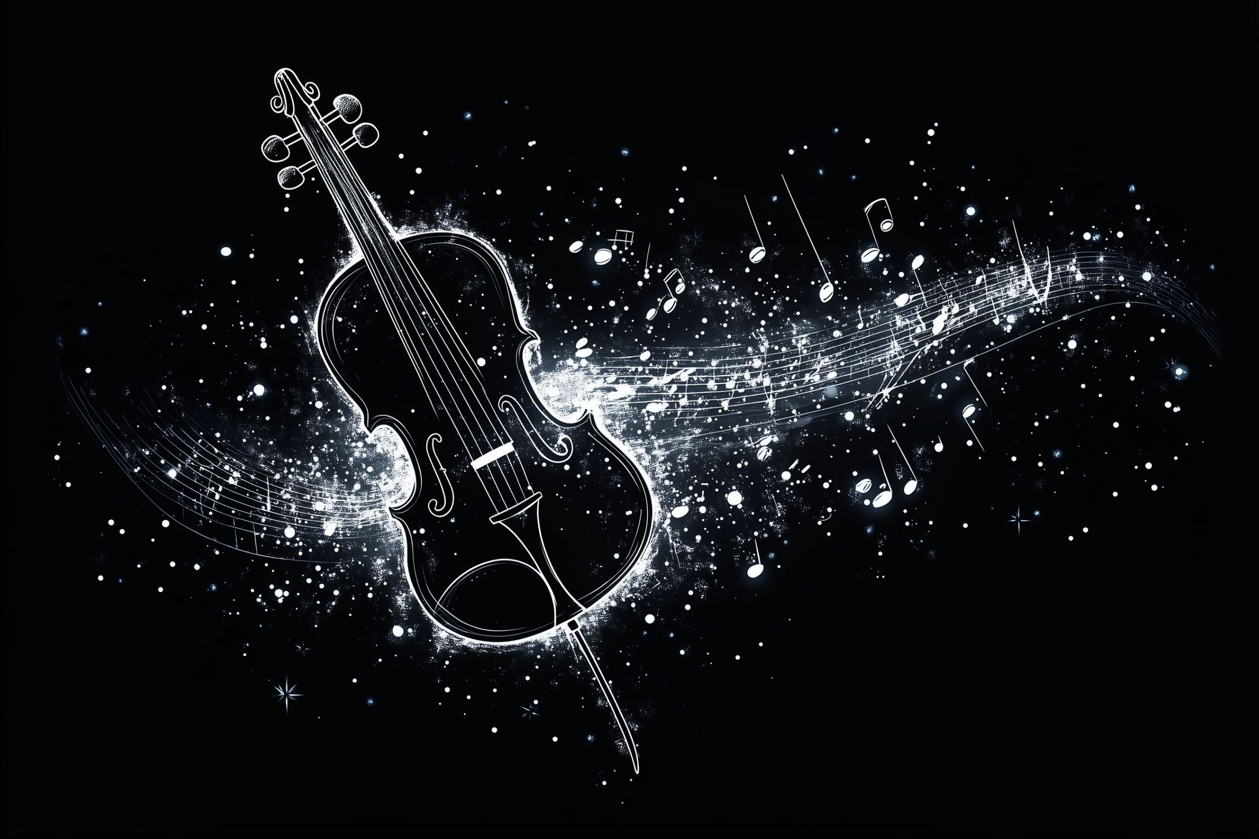 fond d ecran instruments de musique violon 1