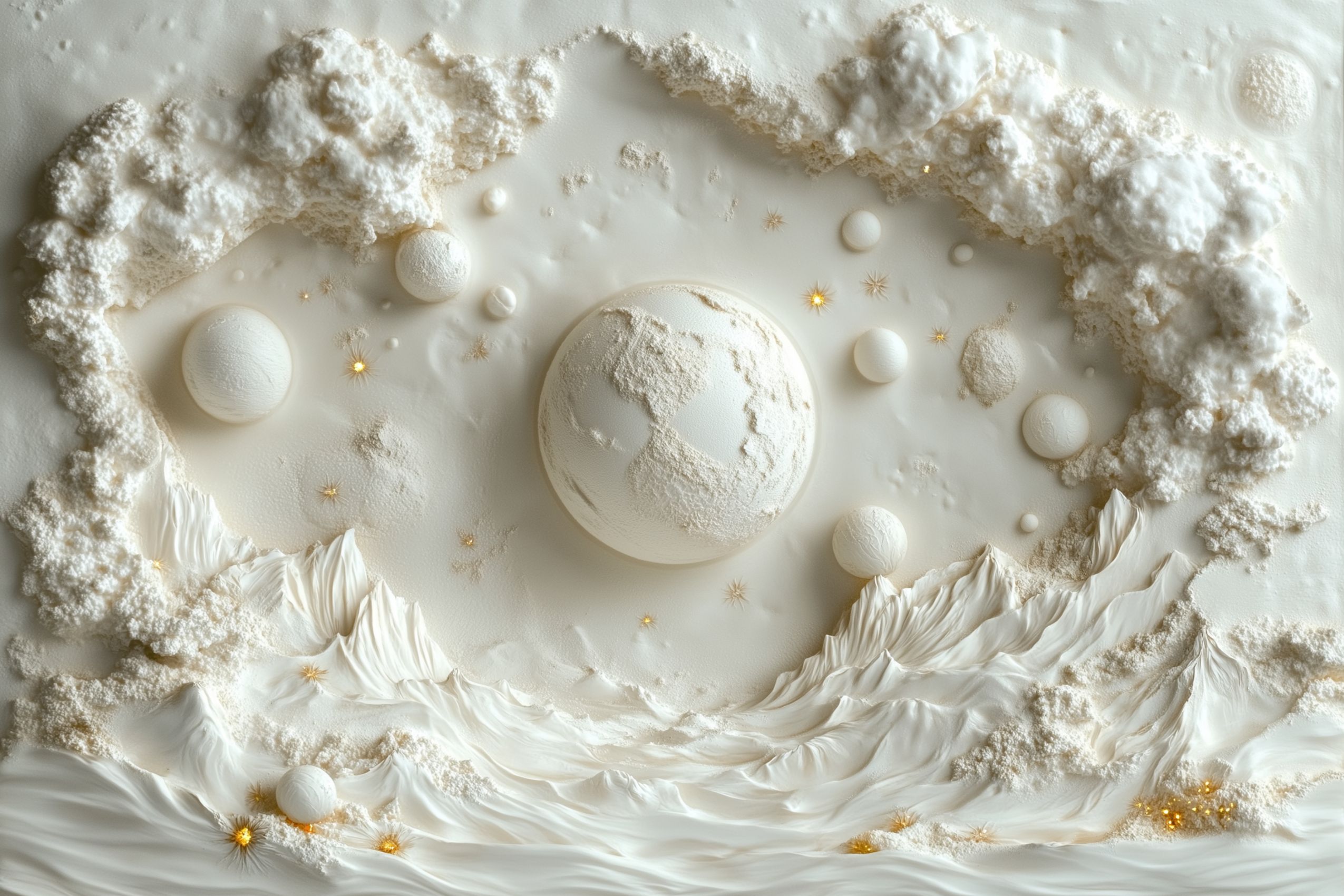 Fond d'écran planete et lune wallpaper desktop 013