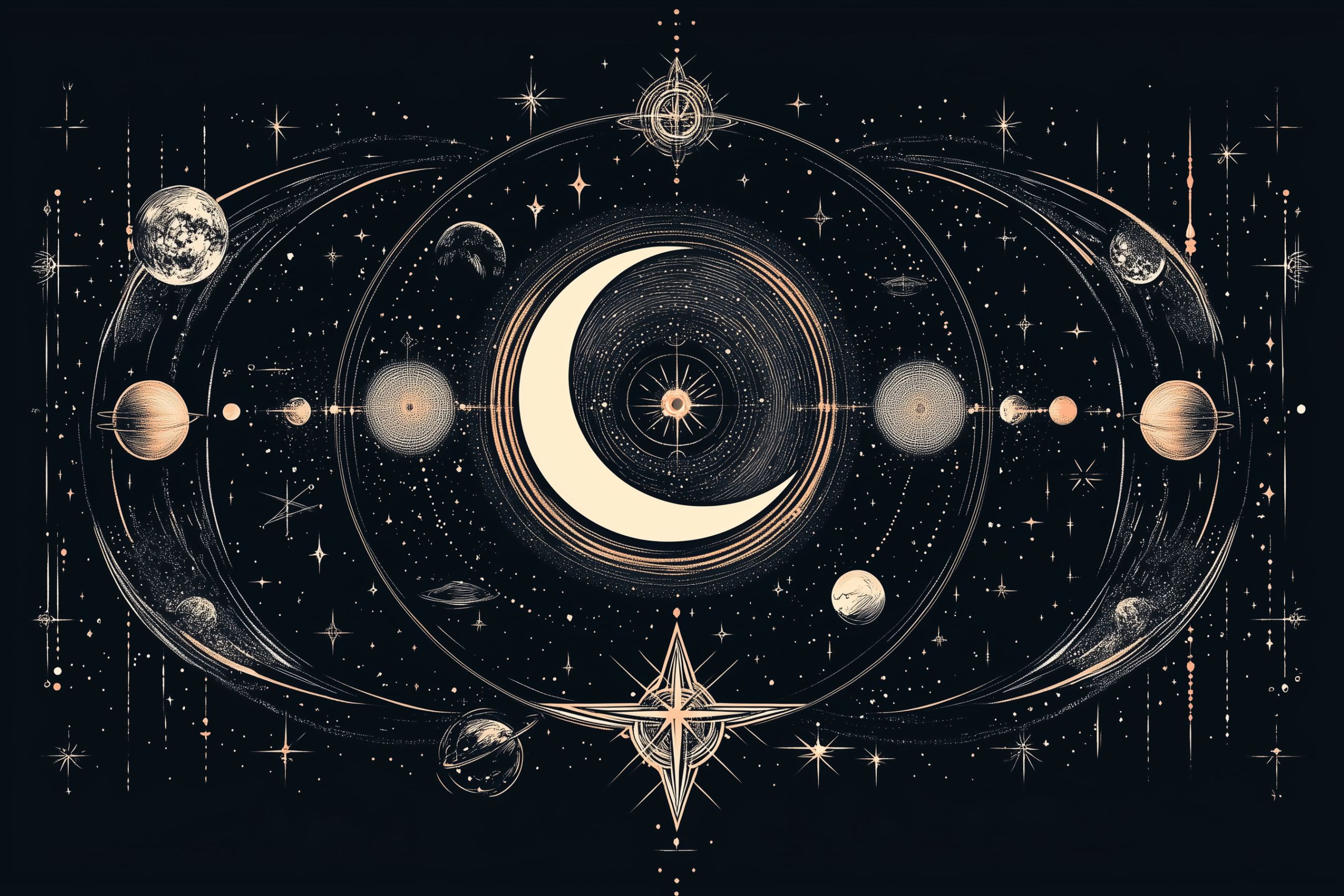 fond d ecran planete et lune wallpaper desktop 020