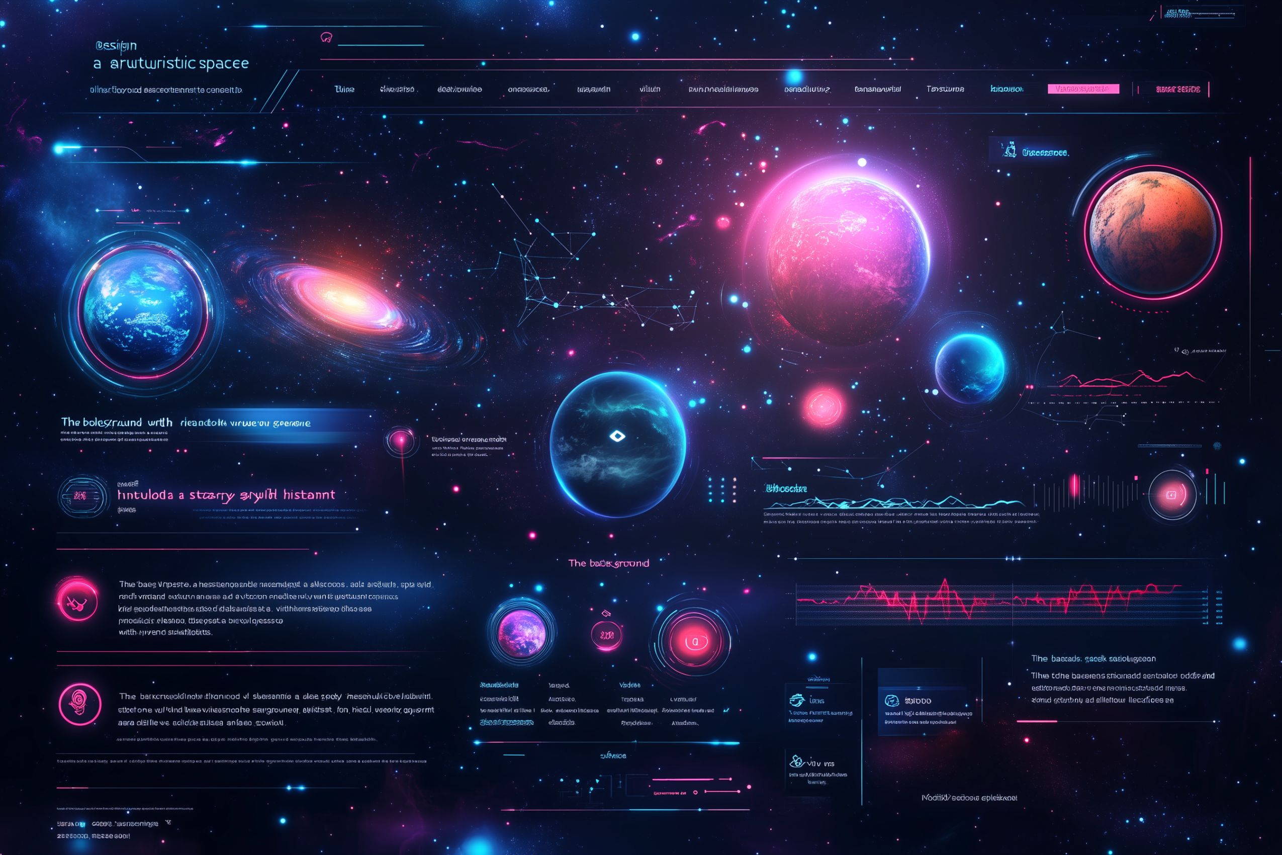 Fond d'écran planete et lune wallpaper desktop 026