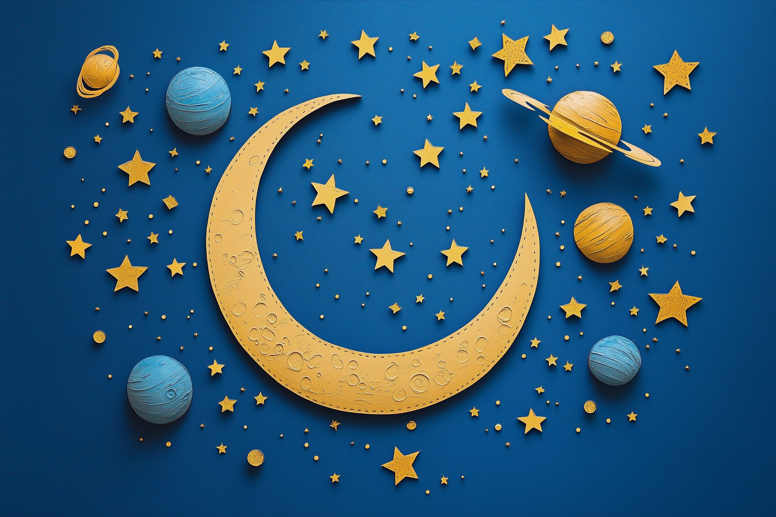 Fond d'écran planete et lune wallpaper desktop 045